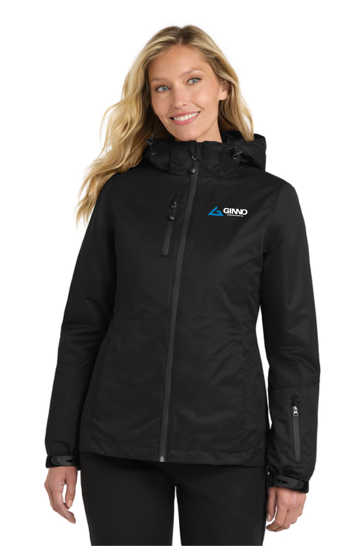 L332 - Port Authority Women's Vortex Waterproof 3-in-1 Jacket - Ginno Construction - Company Store - Embroidery - #29362