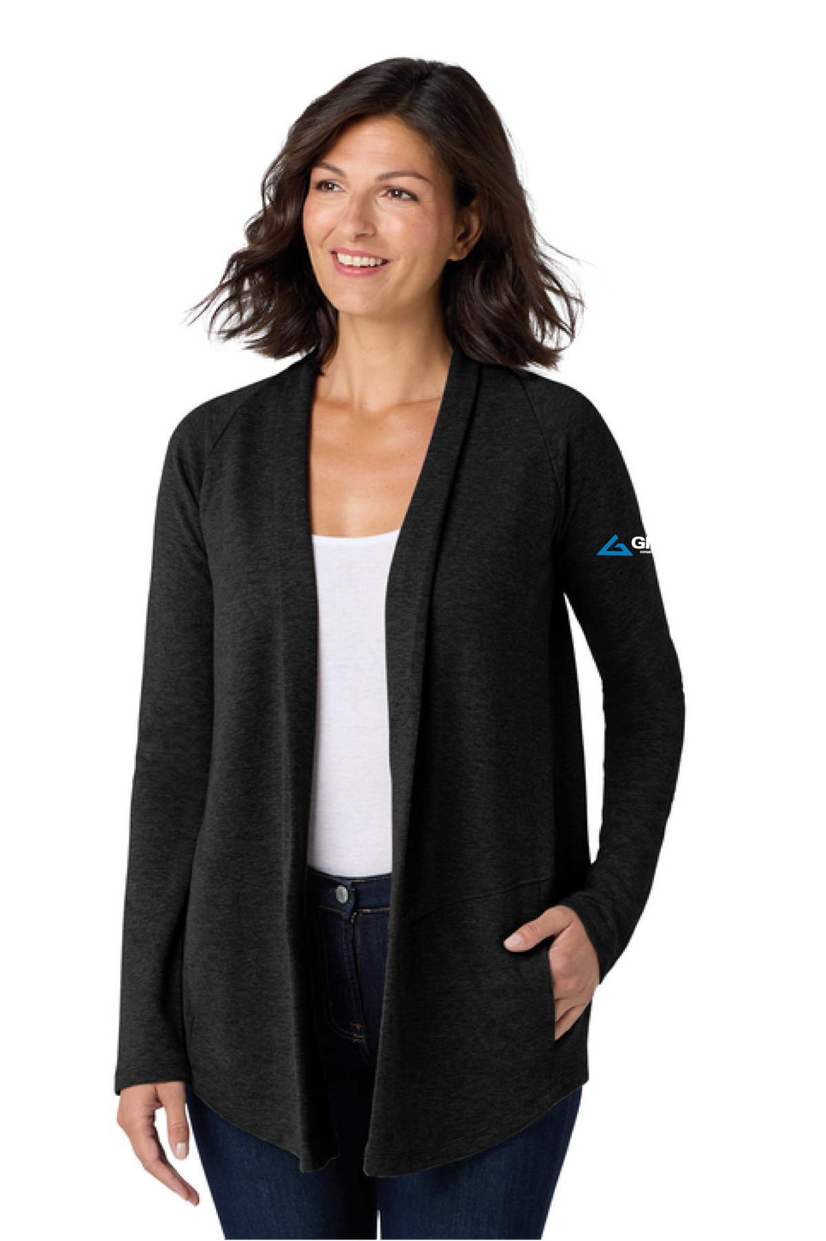 L807 - Port Authority Women's Interlock Cardigan- Ginno Construction - Company Store - Embroidery - #29362
