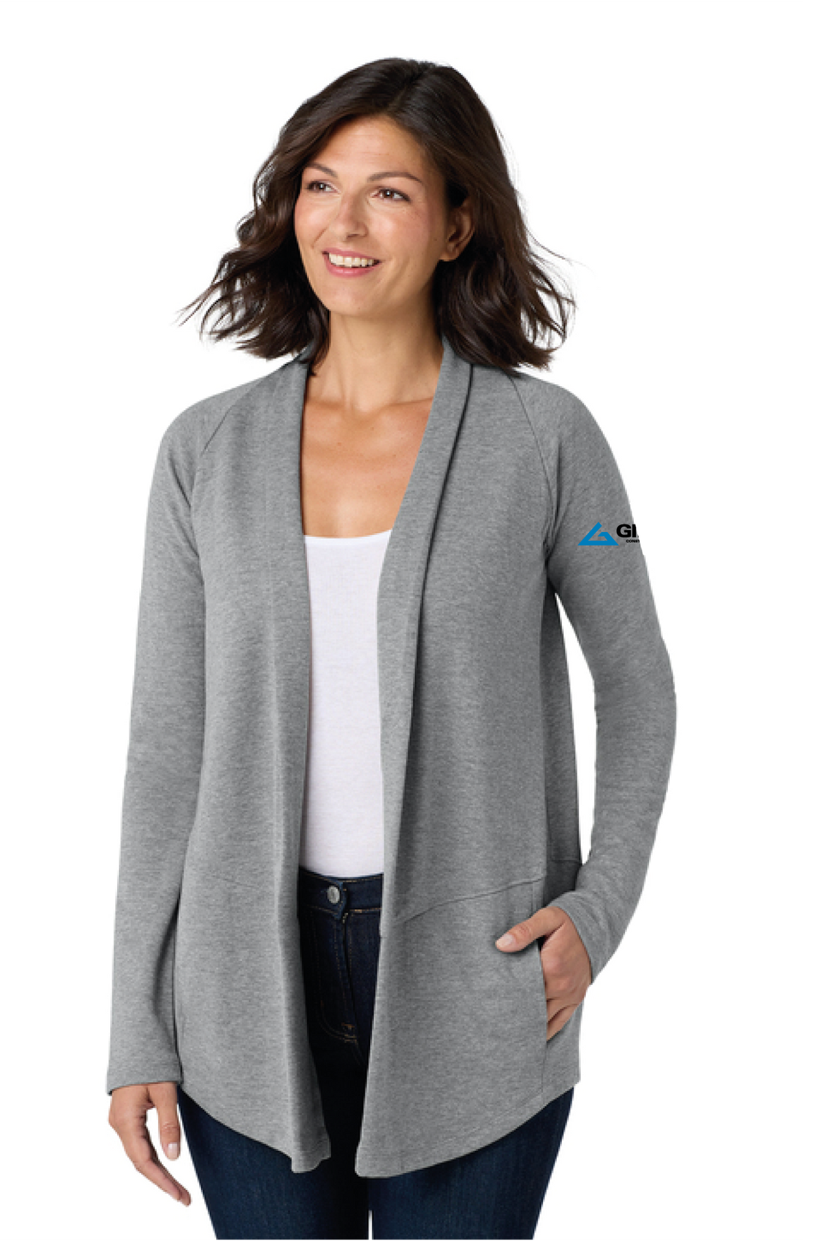L807 - Port Authority Women's Interlock Cardigan- Ginno Construction - Company Store - Embroidery - #29362