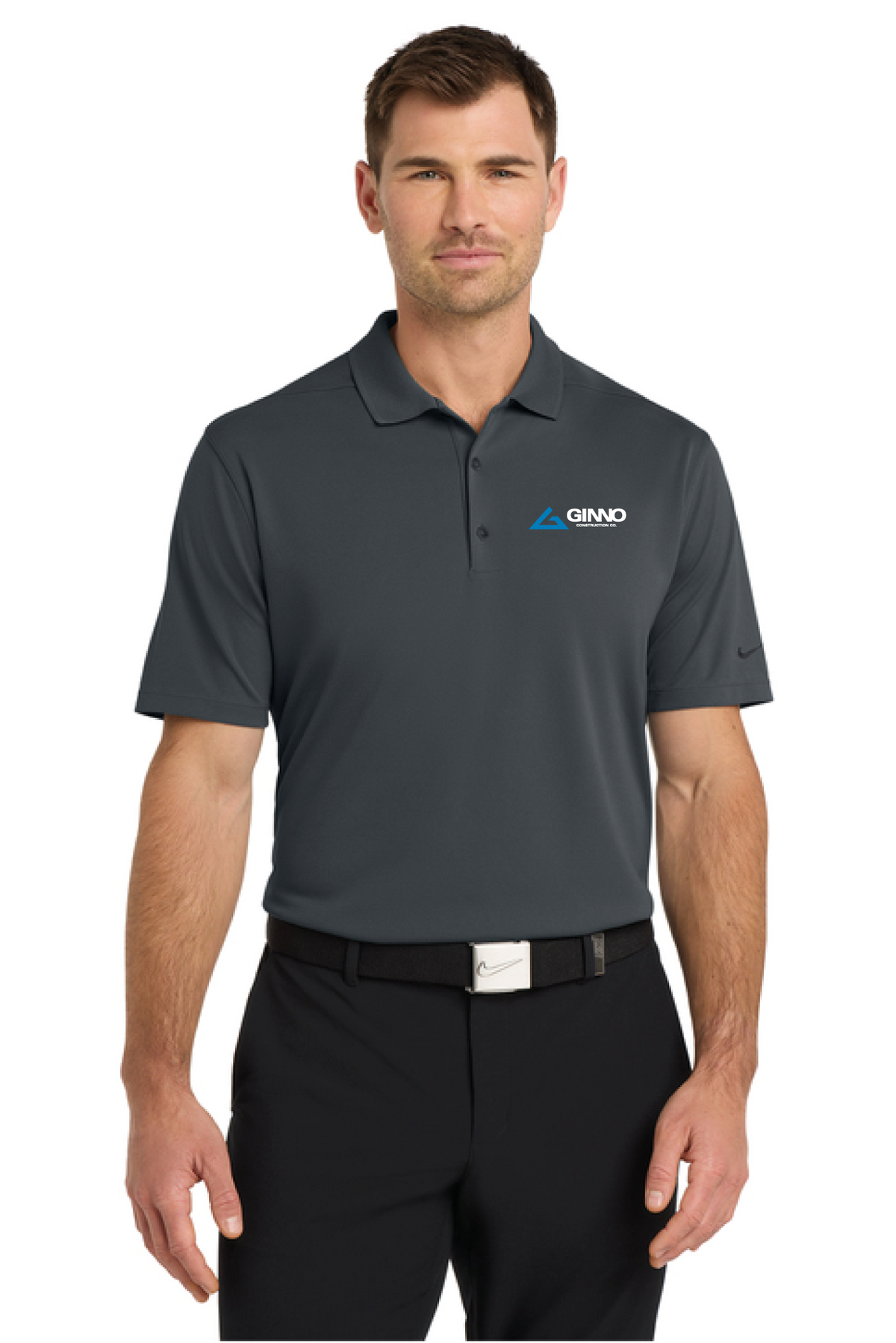 NKDC1963 - Nike Dri-FIT Micro Pique 2.0 Polo - Ginno Construction - Company Store - Embroidery - #29362