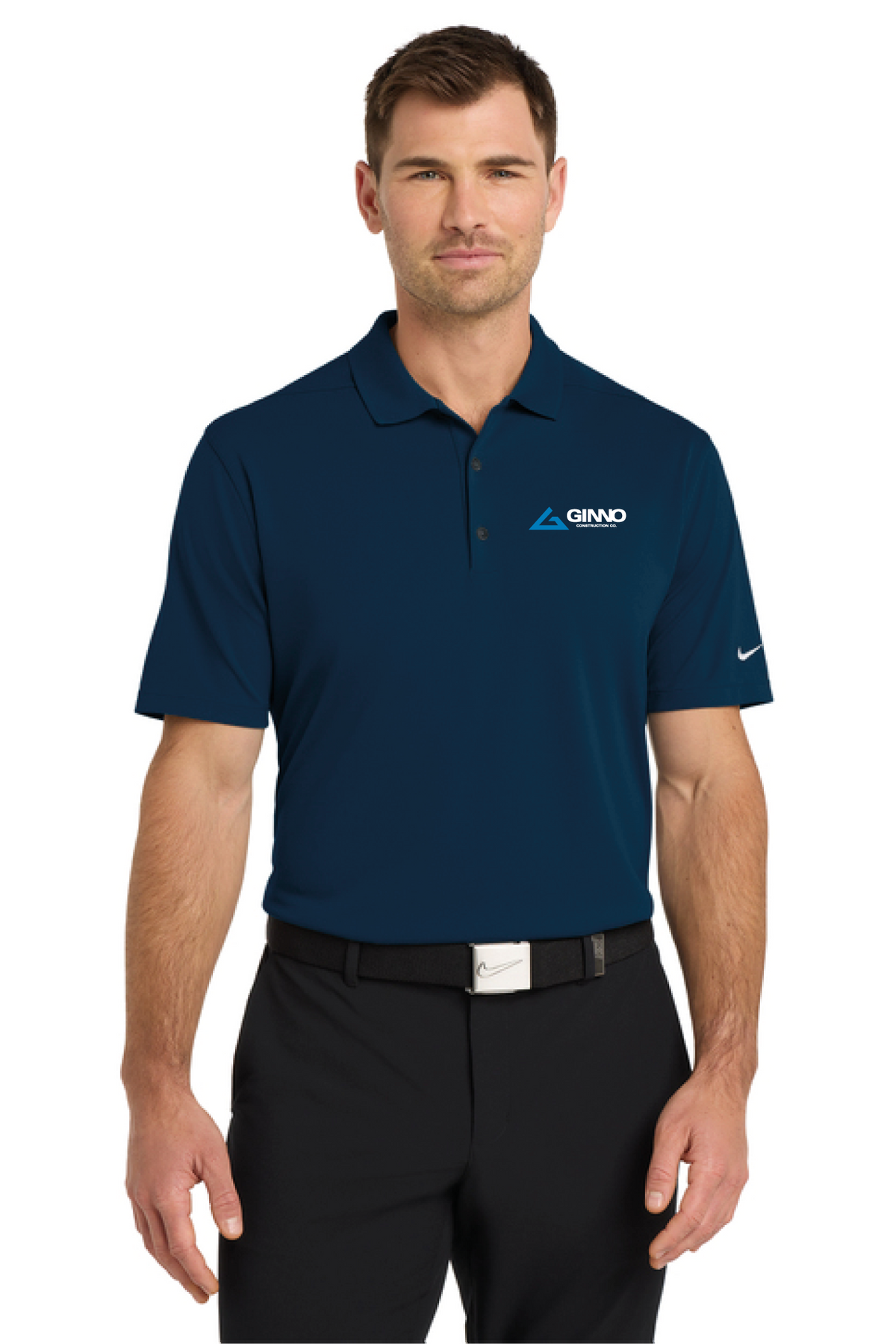 NKDC1963 - Nike Dri-FIT Micro Pique 2.0 Polo - Ginno Construction - Company Store - Embroidery - #29362