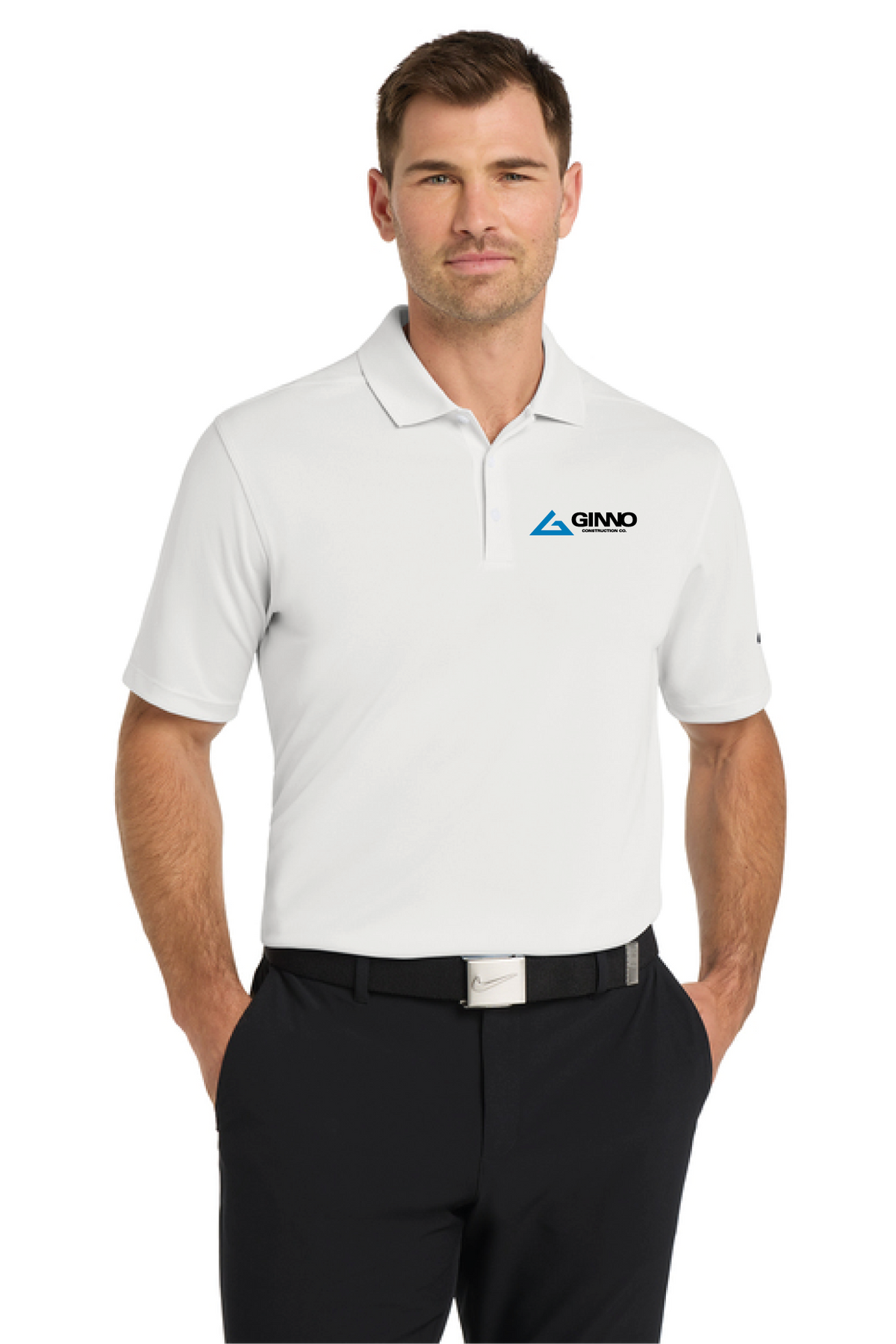 NKDC1963 - Nike Dri-FIT Micro Pique 2.0 Polo - Ginno Construction - Company Store - Embroidery - #29362