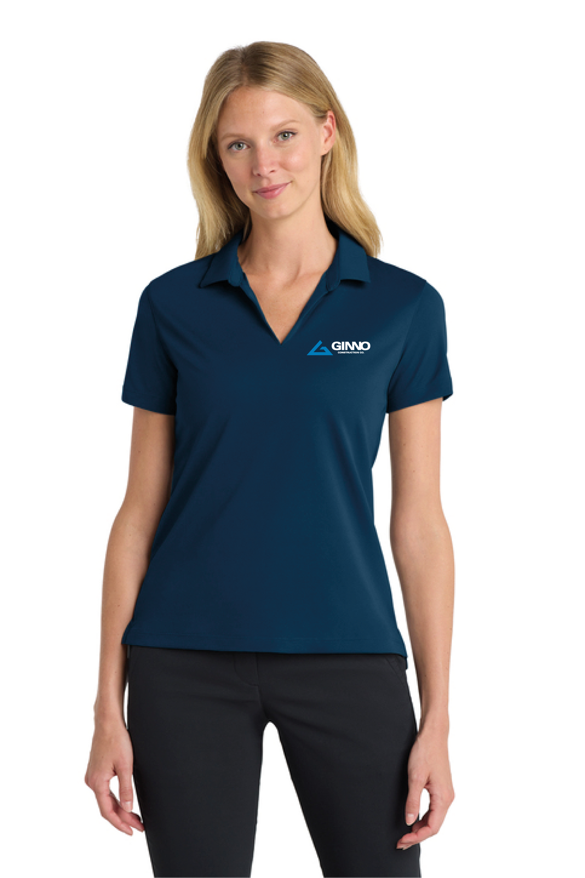 NKDC1991 - Nike Women's Dri-FIT Micro Pique 2.0 Polo - Ginno Construction - Company Store - Embroidery - #29362