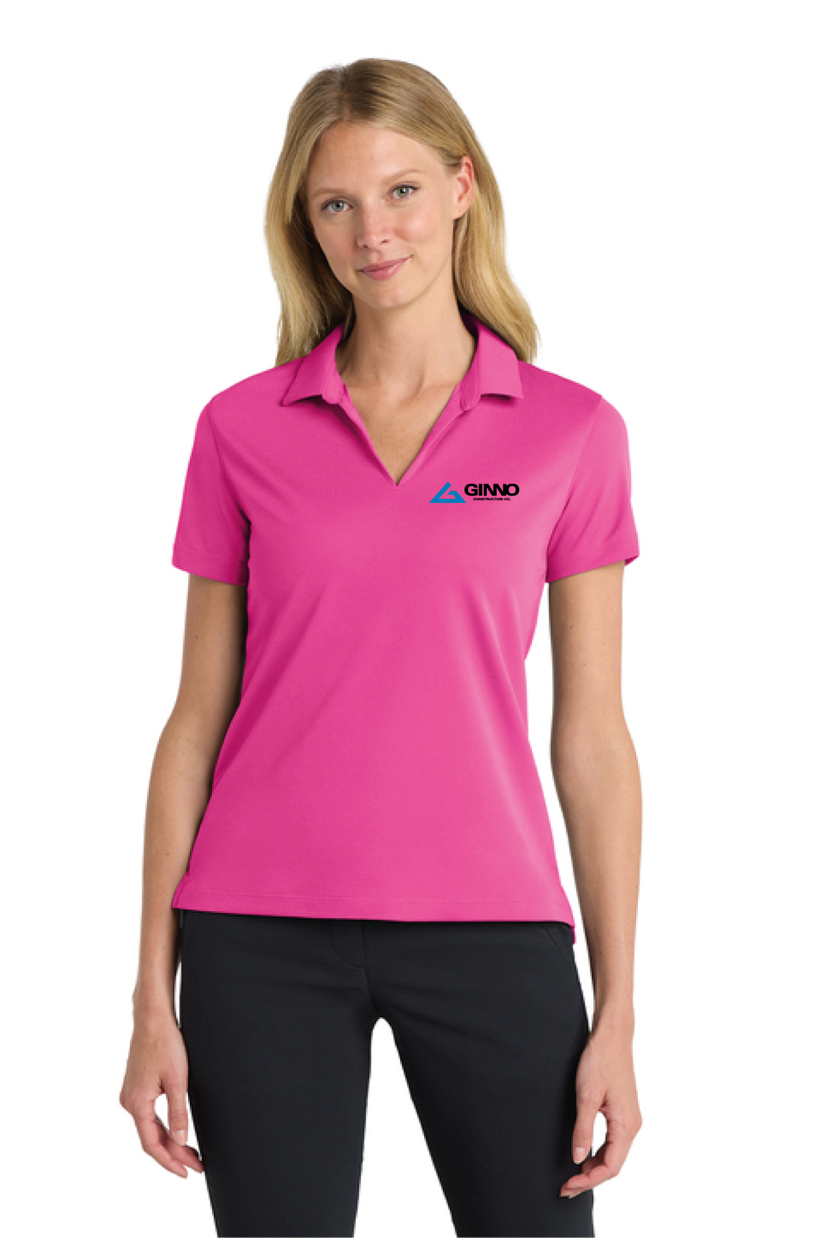 NKDC1991 - Nike Women's Dri-FIT Micro Pique 2.0 Polo - Ginno Construction - Company Store - Embroidery - #29362