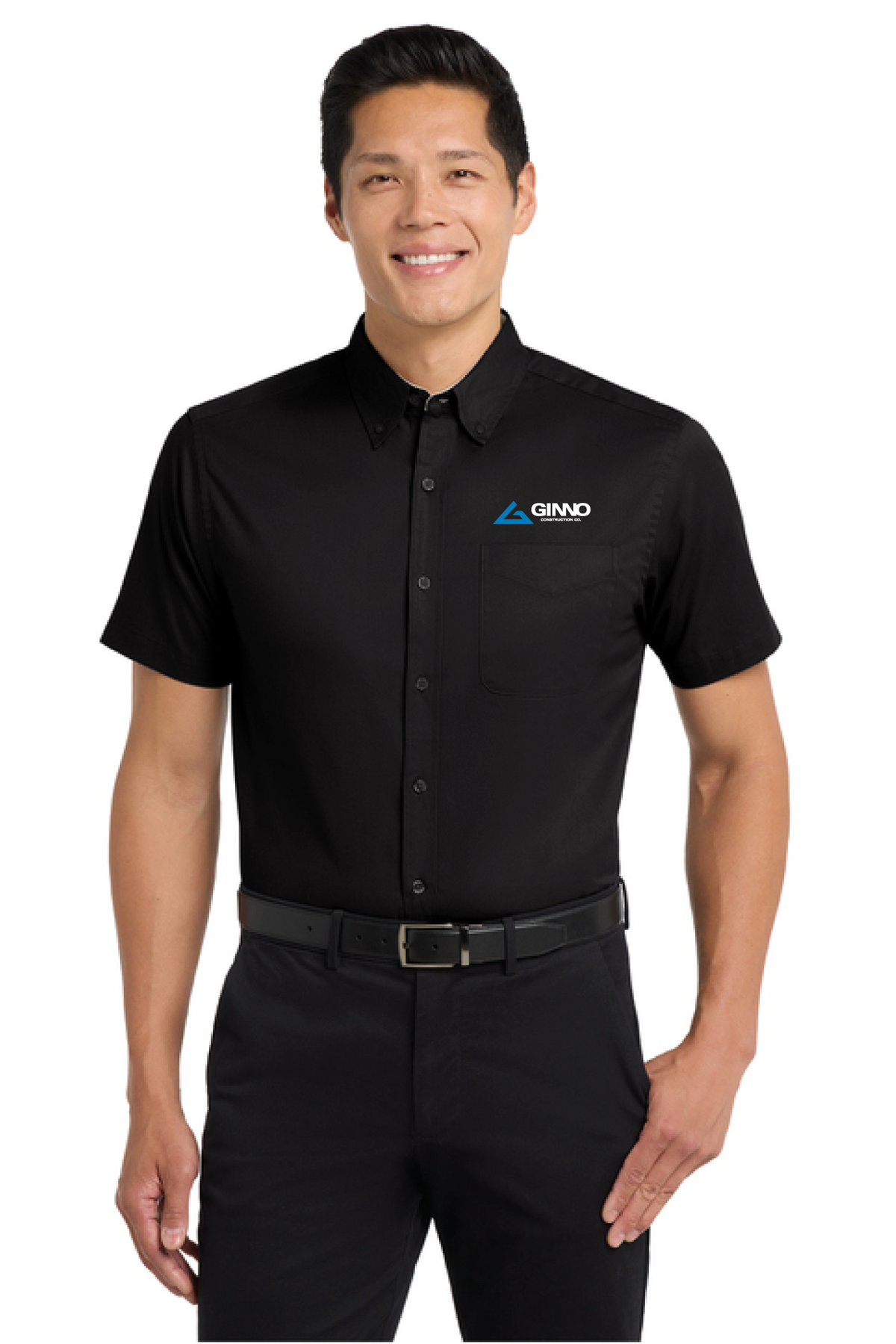 S508 - Port Authority Short Sleeve Easy Care Shirt - Ginno Construction - Company Store - Embroidery - #29362