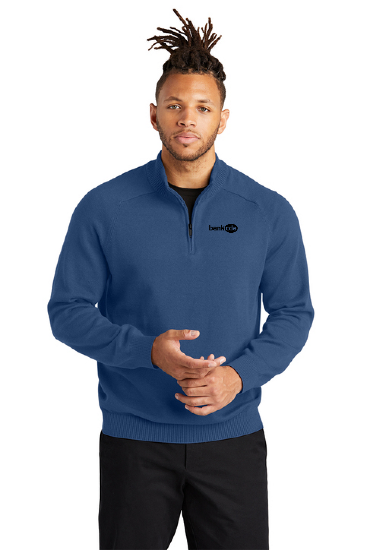 MM3020 - Mercer+Mettle 1/4-Zip Sweater - BankCDA - Logowear Store - Embroidery - #29162