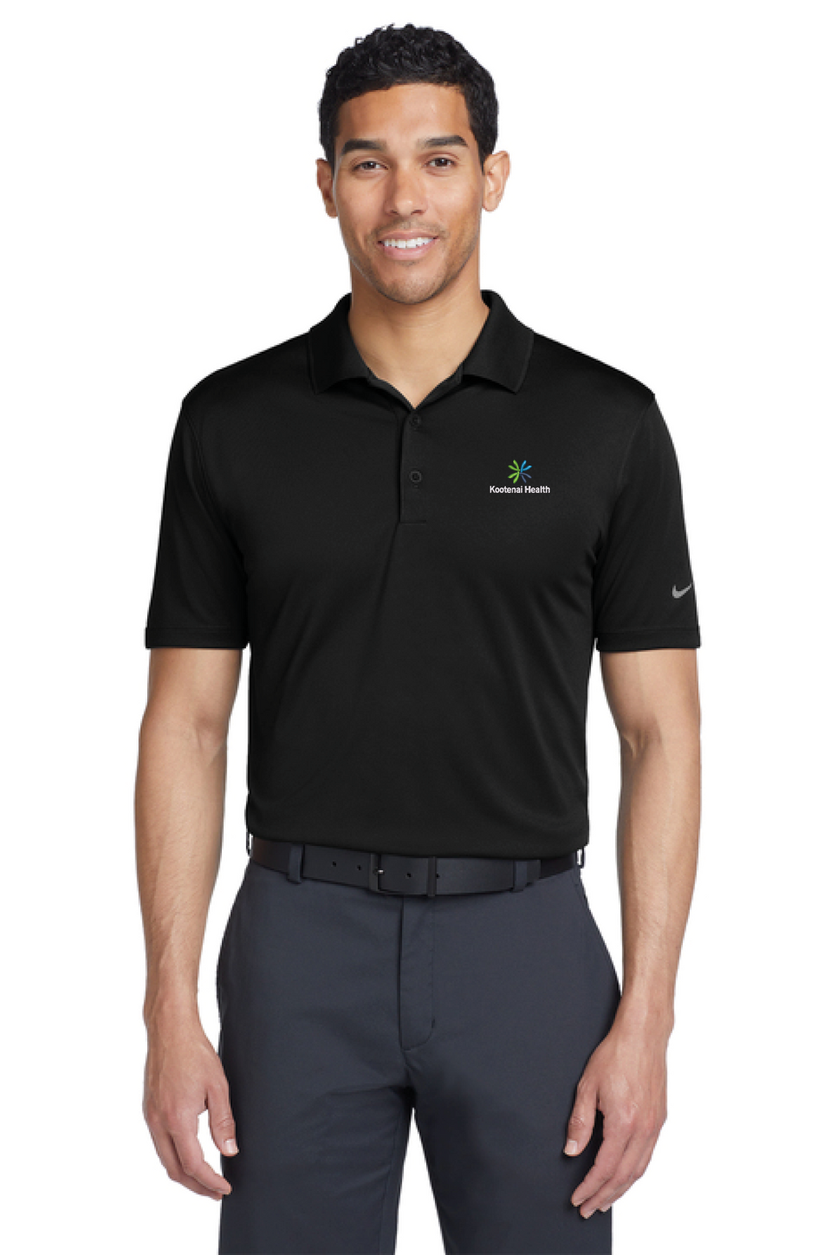838956 - Nike Dri-FIT Classic Fit Players Polo with Flat Knit Collar - Kootenai Health - Restock Store - Embroidery - #29146