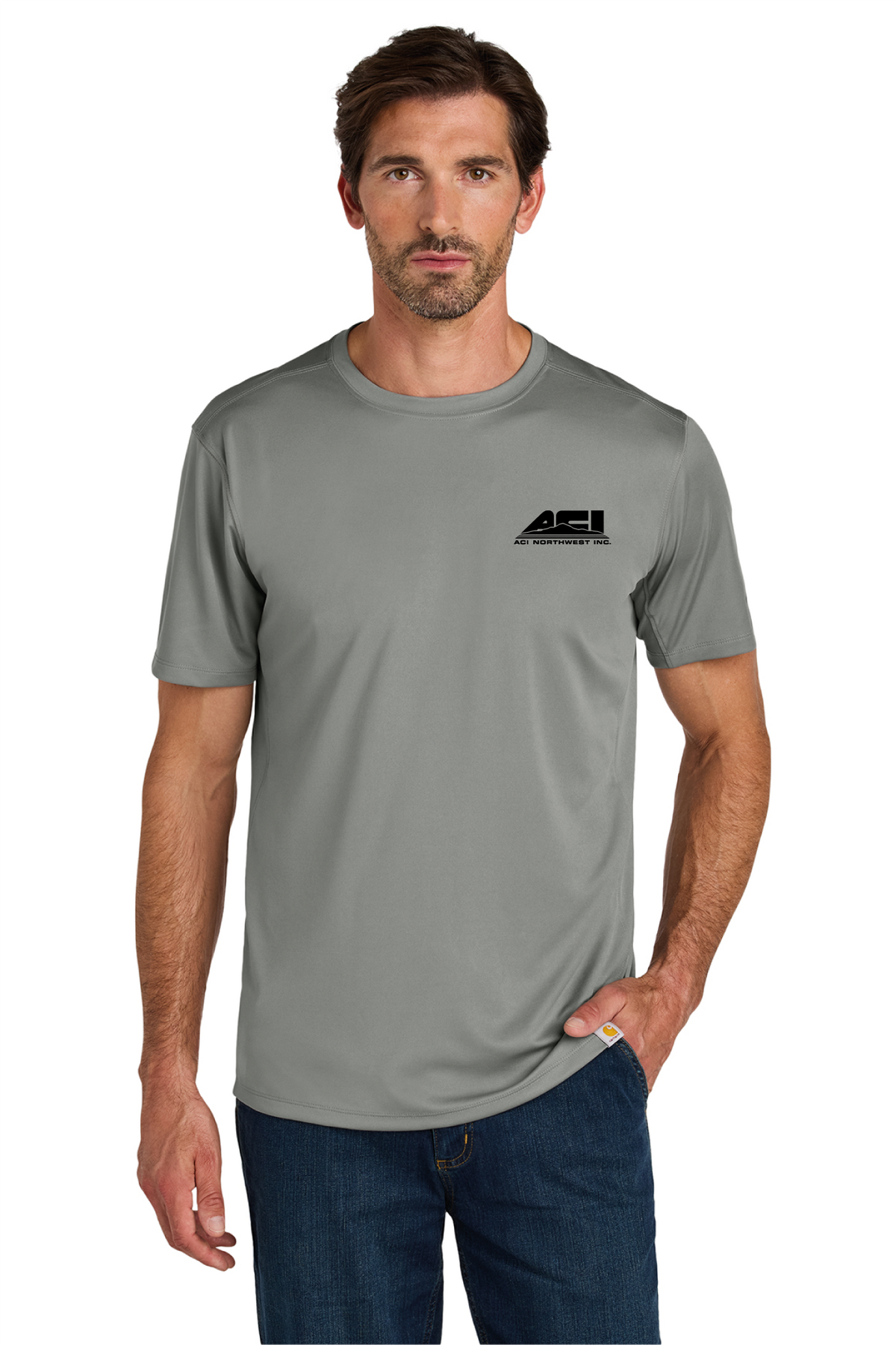 CT106868 - Carhartt Force Sun Defender Short Sleeve T-Shirt - ACI Northwest - Logowear Store - Transfer Screen Print - #29756