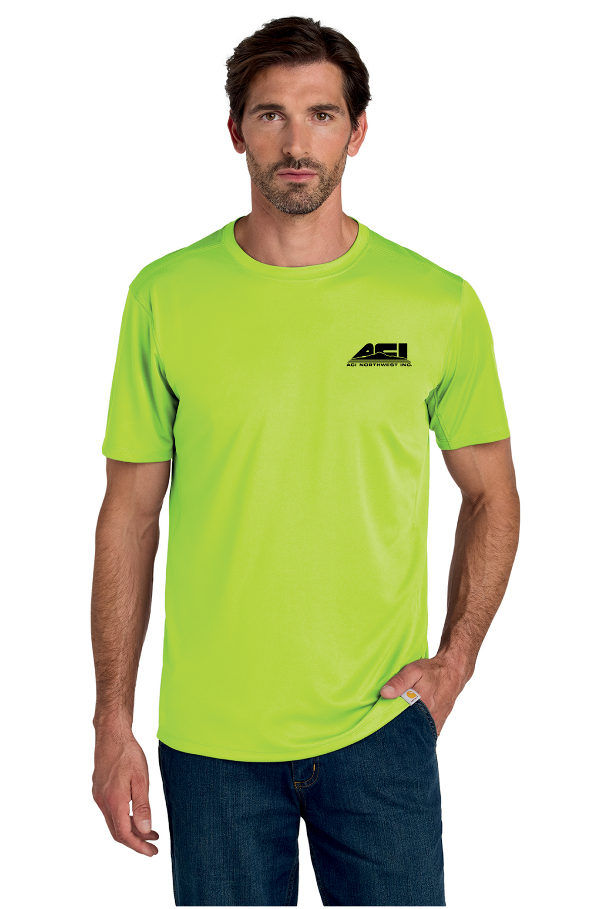 CT106868 - Carhartt Force Sun Defender Short Sleeve T-Shirt - ACI Northwest - Logowear Store - Transfer Screen Print - #29756