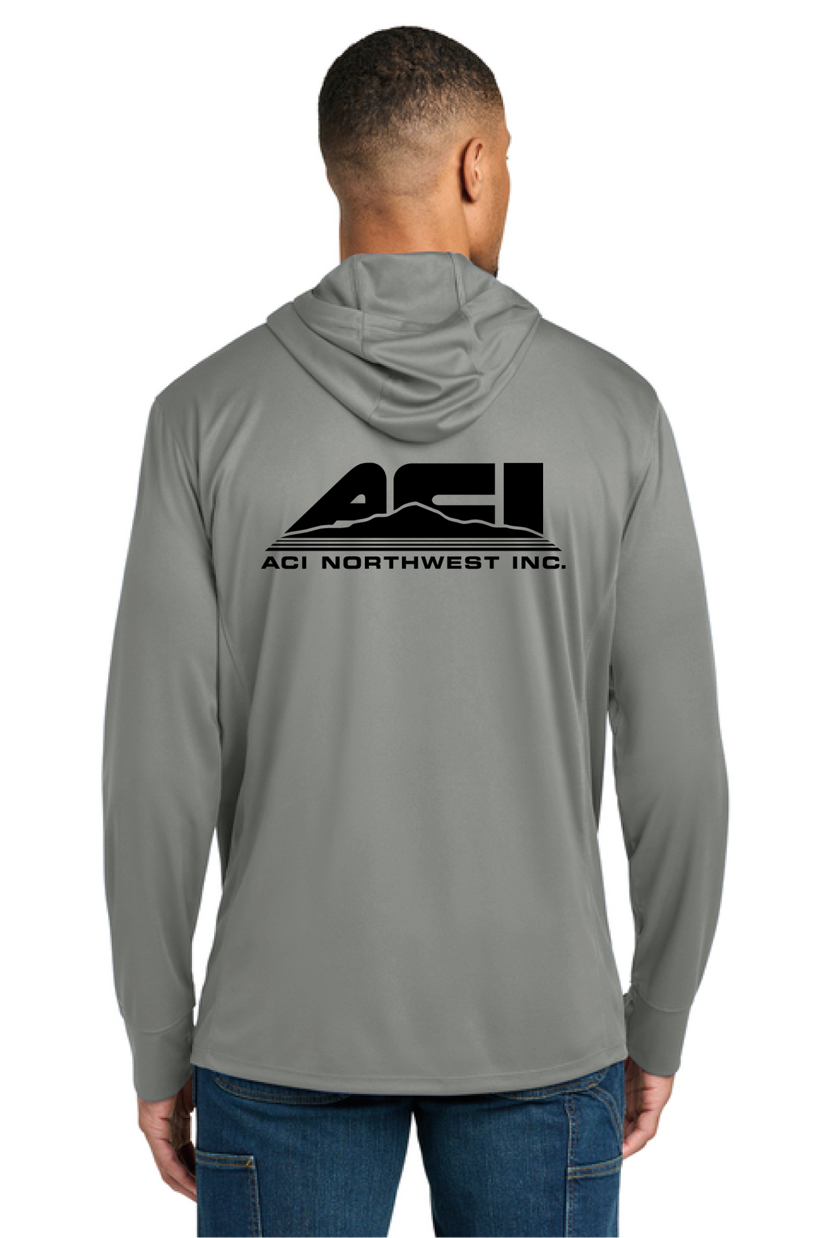 CT106923 - Carhartt Force Sun Defender Long Sleeve Hooded T-Shirt - ACI Northwest - Logowear Store - Transfer Screen Print - #29756