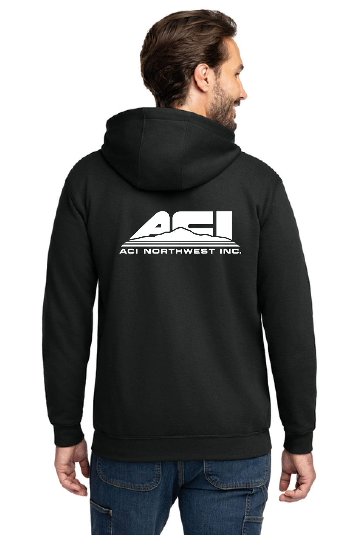CTK122 - Carhartt Midweight Hooded Zip-Front Sweatshirt - ACI Northwest - Logowear Store - Transfer Screen Print - #29756