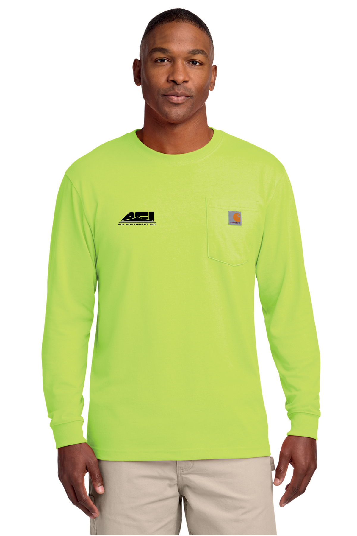 CTK126 - Carhartt Workwear Pocket Long Sleeve T-Shirt - ACI Northwest - Logowear Store - Transfer Screen Print - #29756