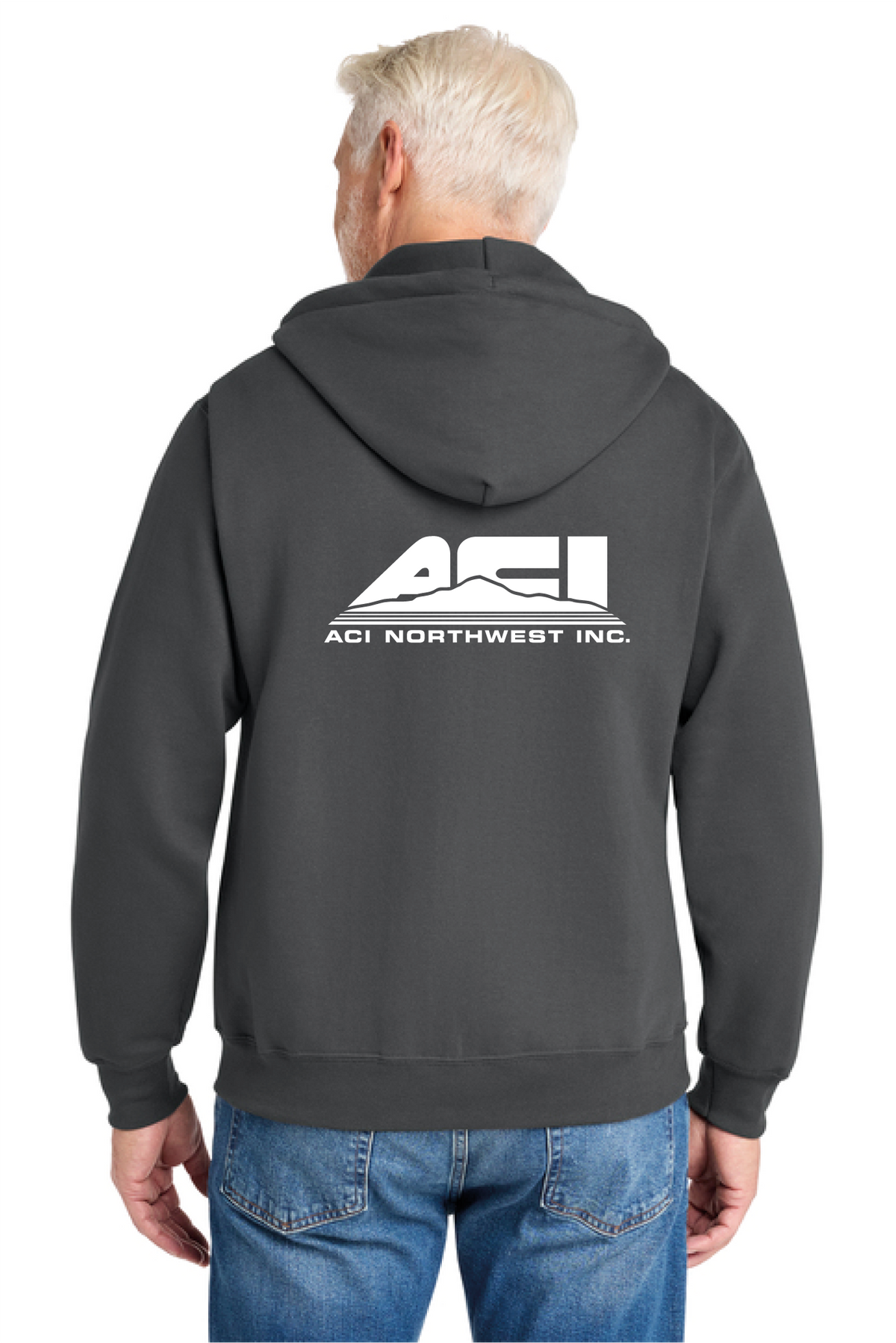 PC78ZH - Port & Co Core Fleece Full-Zip Hooded Sweatshirt - ACI Northwest - Logowear Store - Transfer Screen Print - #29756