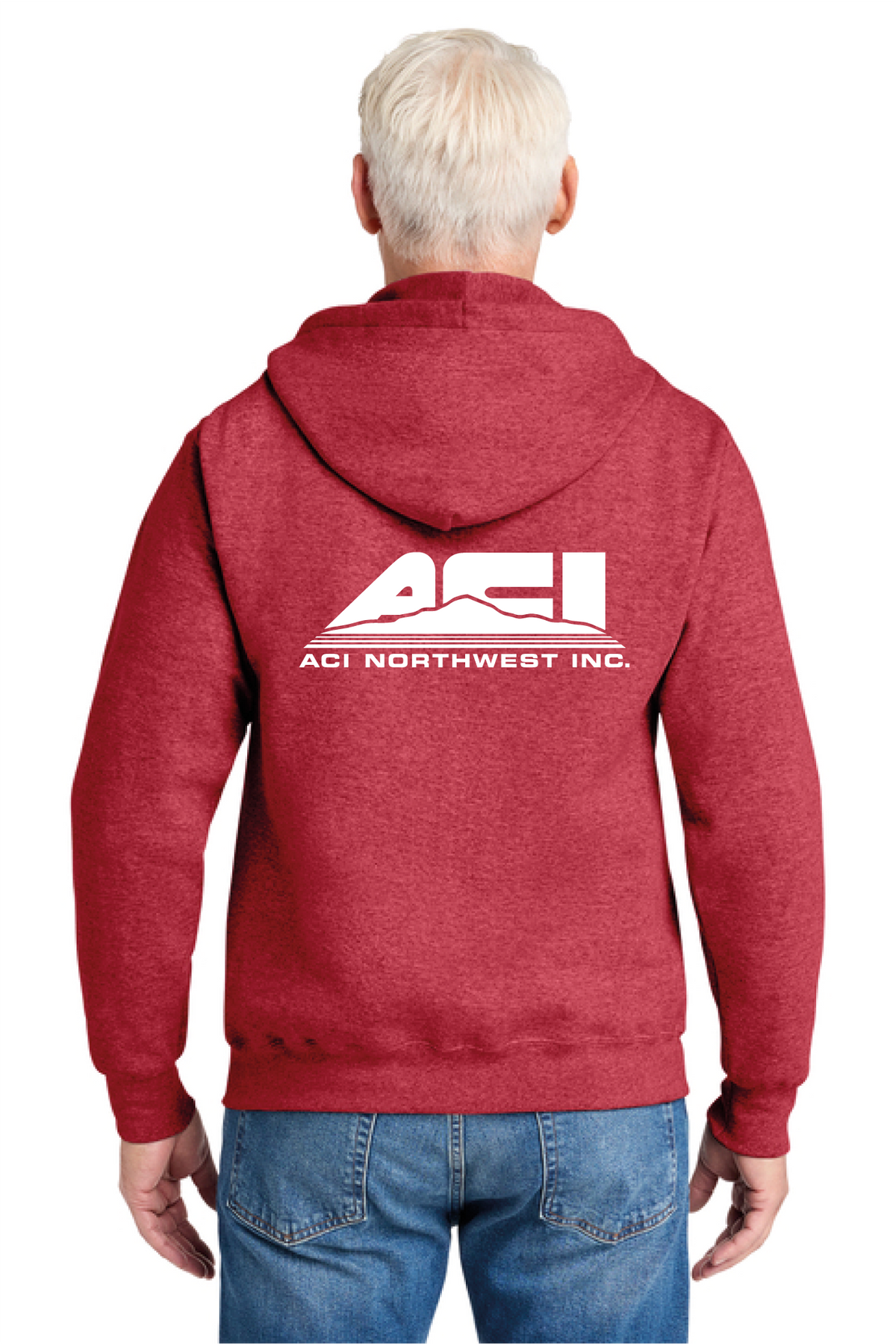 PC78ZH - Port & Co Core Fleece Full-Zip Hooded Sweatshirt - ACI Northwest - Logowear Store - Transfer Screen Print - #29756