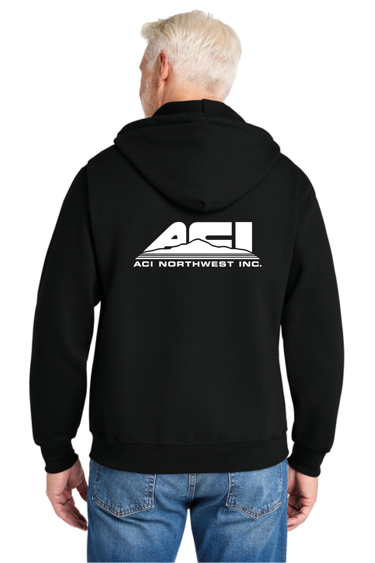 PC78ZH - Port & Co Core Fleece Full-Zip Hooded Sweatshirt - ACI Northwest - Logowear Store - Transfer Screen Print - #29756