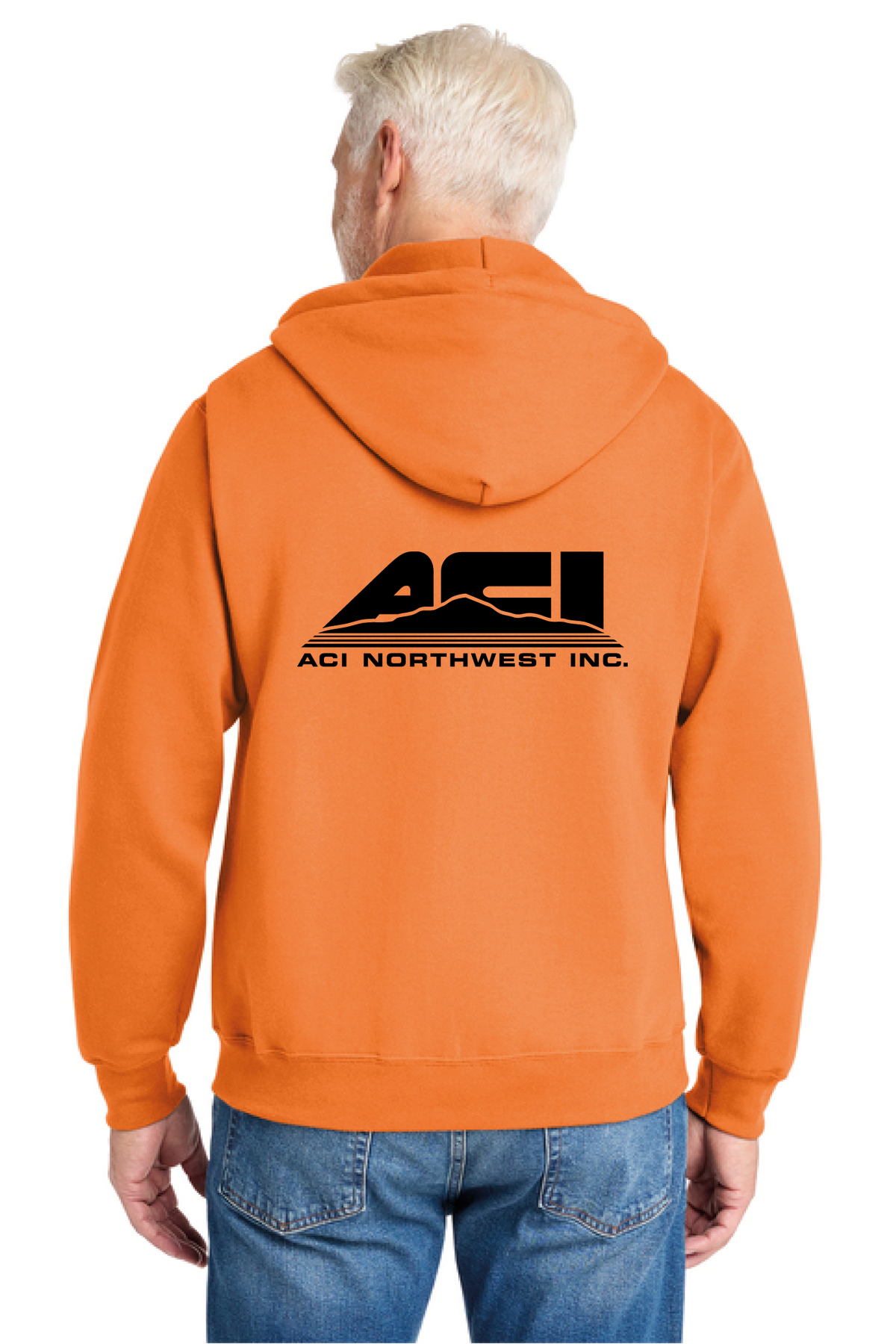 PC78ZH - Port & Co Core Fleece Full-Zip Hooded Sweatshirt - ACI Northwest - Logowear Store - Transfer Screen Print - #29756