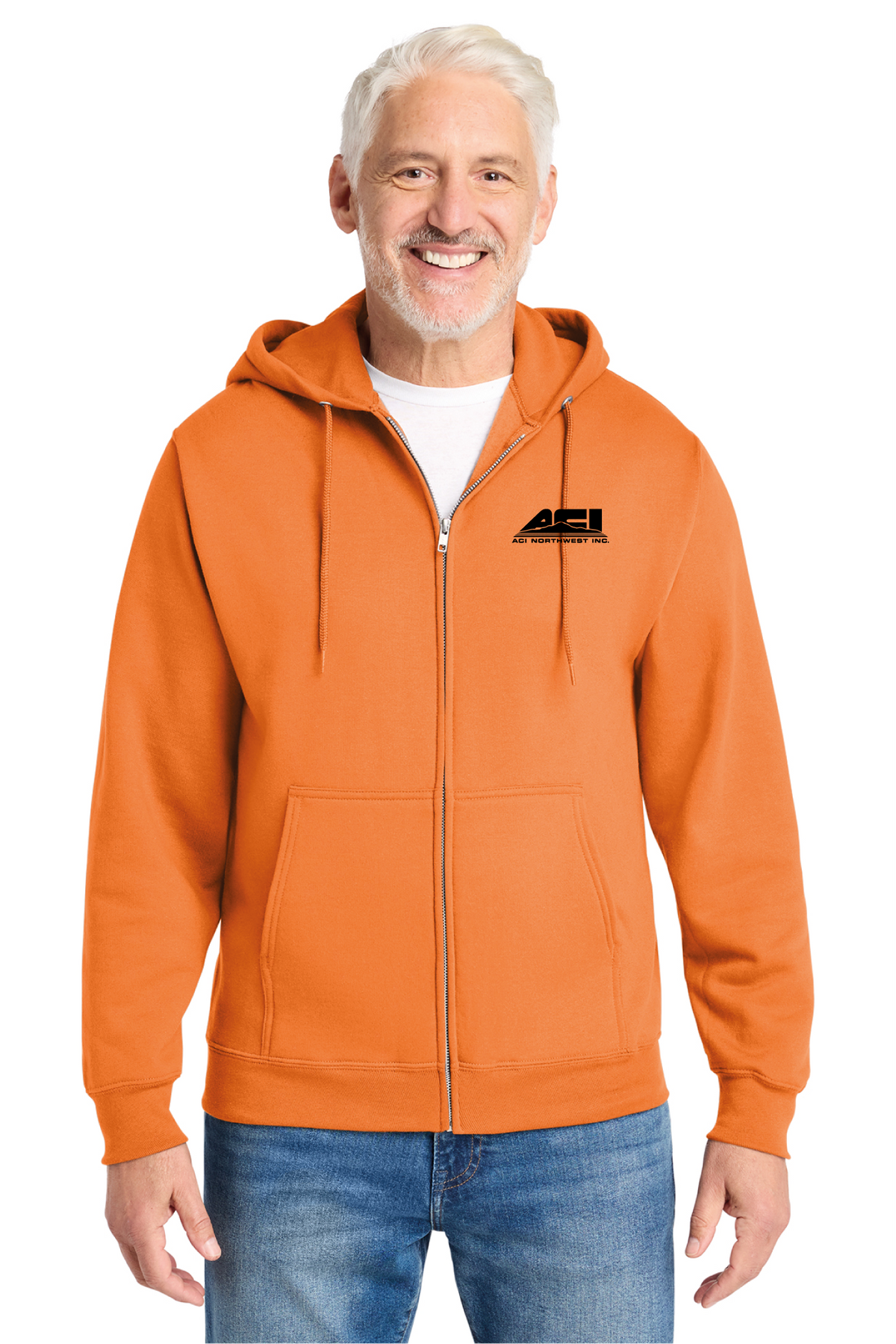 PC78ZH - Port & Co Core Fleece Full-Zip Hooded Sweatshirt - ACI Northwest - Logowear Store - Transfer Screen Print - #29756