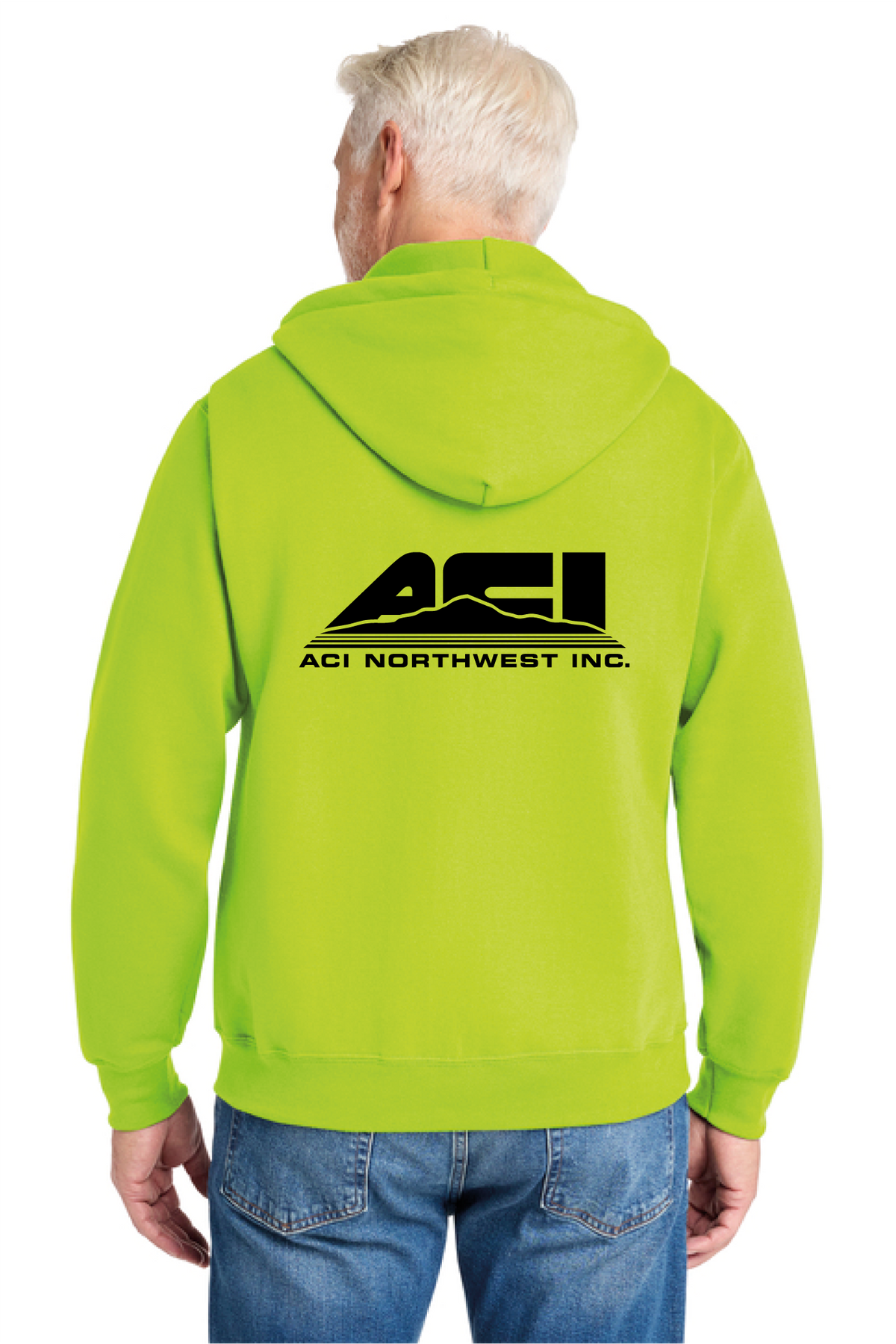PC78ZH - Port & Co Core Fleece Full-Zip Hooded Sweatshirt - ACI Northwest - Logowear Store - Transfer Screen Print - #29756