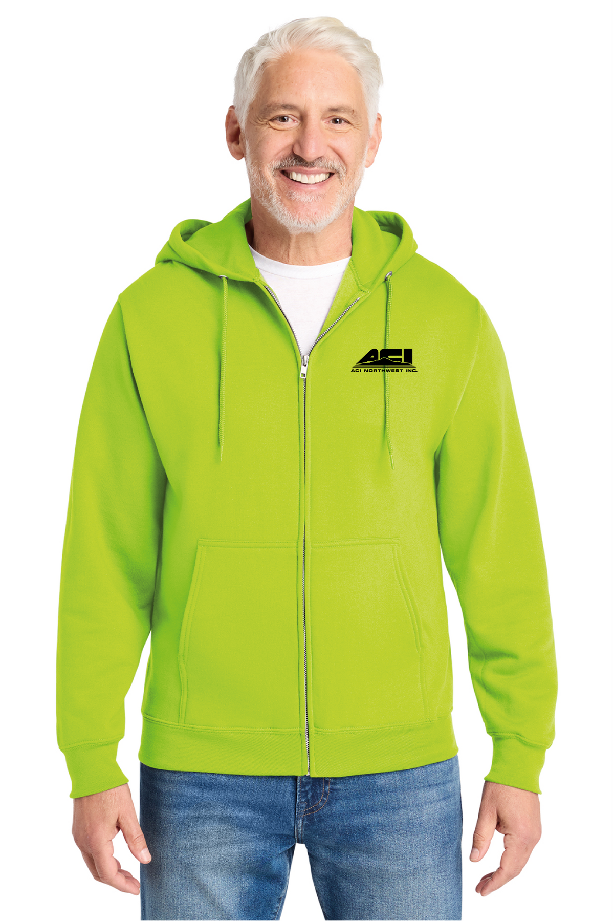 PC78ZH - Port & Co Core Fleece Full-Zip Hooded Sweatshirt - ACI Northwest - Logowear Store - Transfer Screen Print - #29756