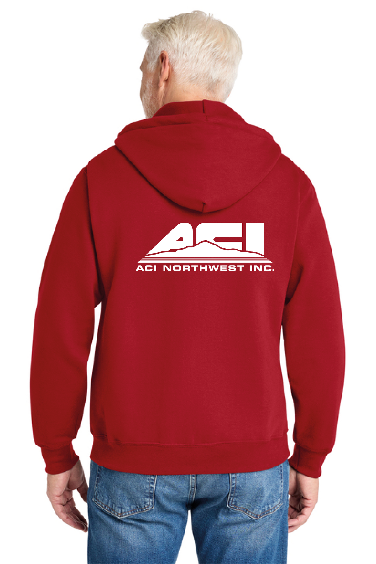 PC78ZH - Port & Co Core Fleece Full-Zip Hooded Sweatshirt - ACI Northwest - Logowear Store - Transfer Screen Print - #29756