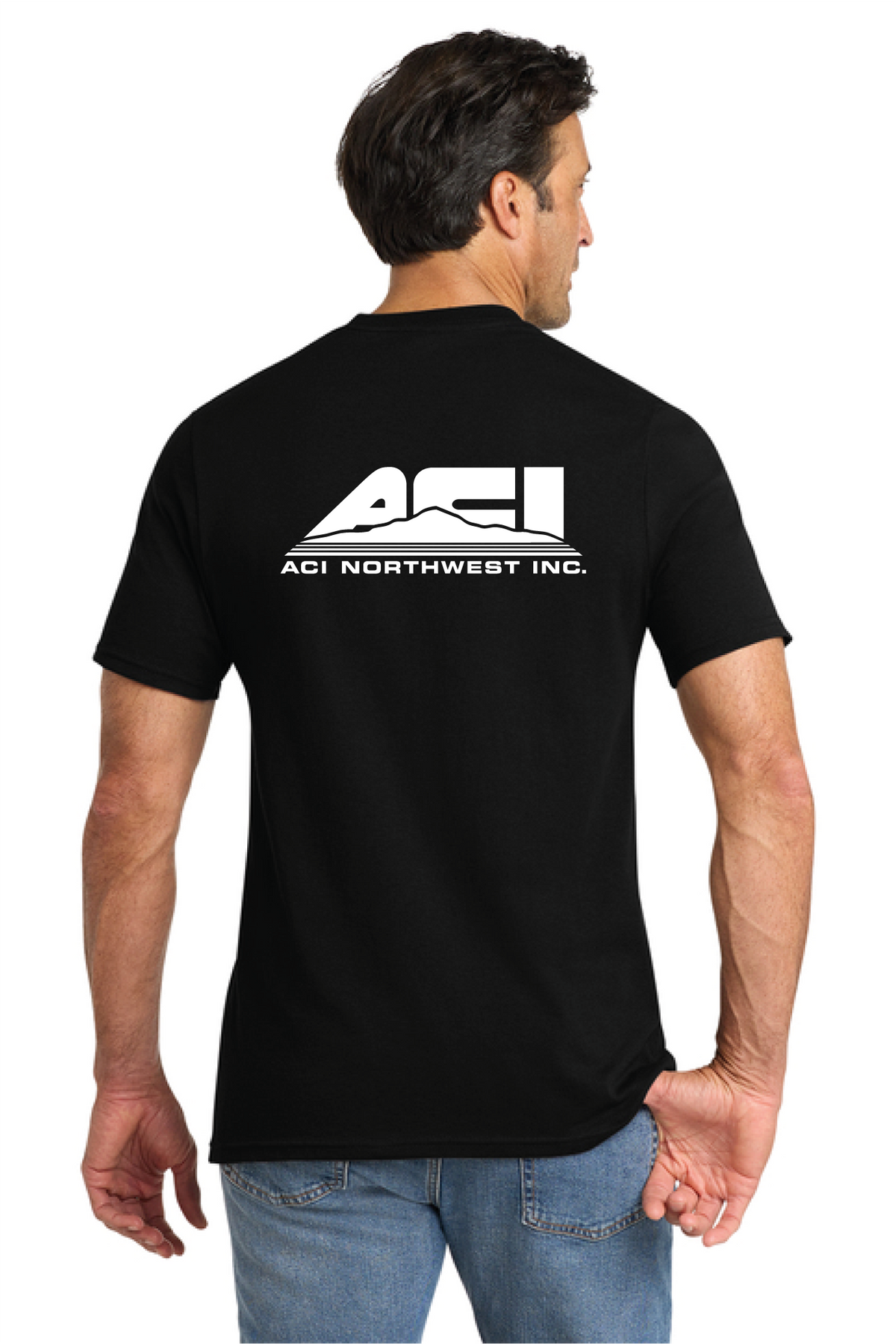 VL100 - Volunteer Knitwear All-American Tee - ACI Northwest - Logowear Store - Transfer Screen Print - #29756