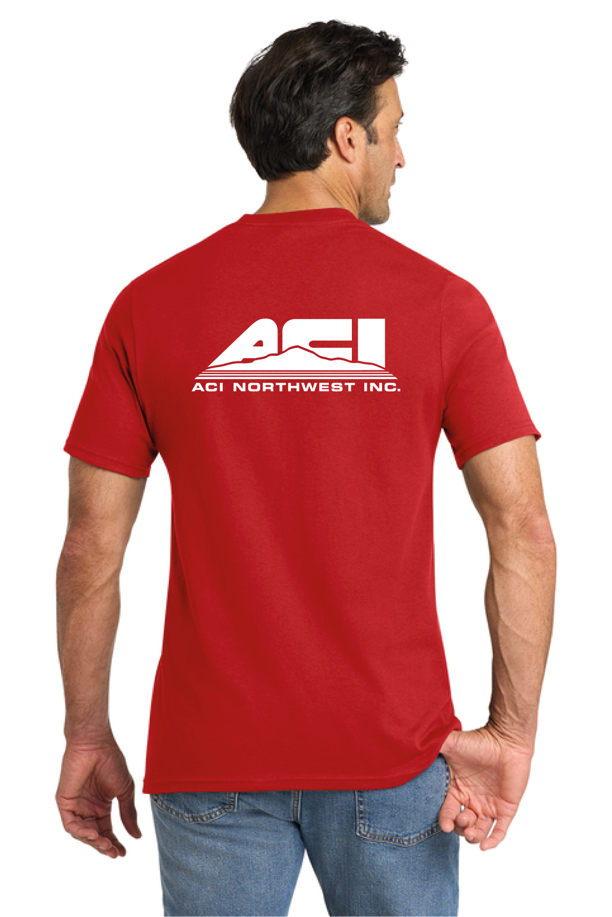 VL100 - Volunteer Knitwear All-American Tee - ACI Northwest - Logowear Store - Transfer Screen Print - #29756