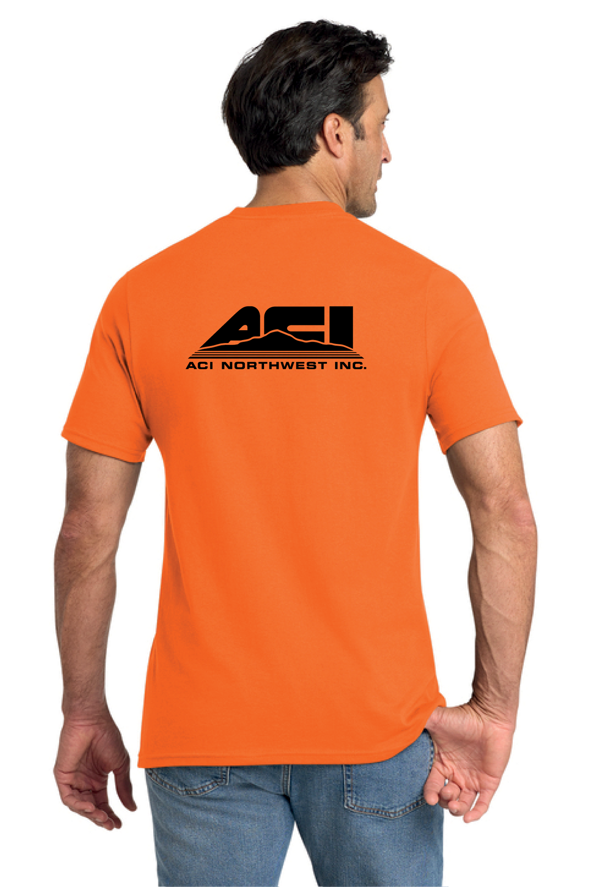 VL100 - Volunteer Knitwear All-American Tee - ACI Northwest - Logowear Store - Transfer Screen Print - #29756