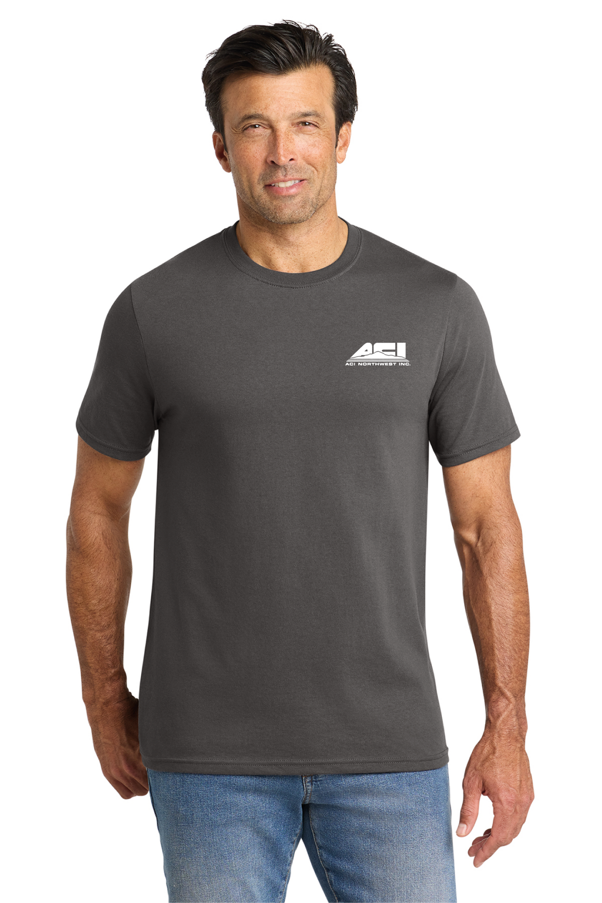 VL100 - Volunteer Knitwear All-American Tee - ACI Northwest - Logowear Store - Transfer Screen Print - #29756