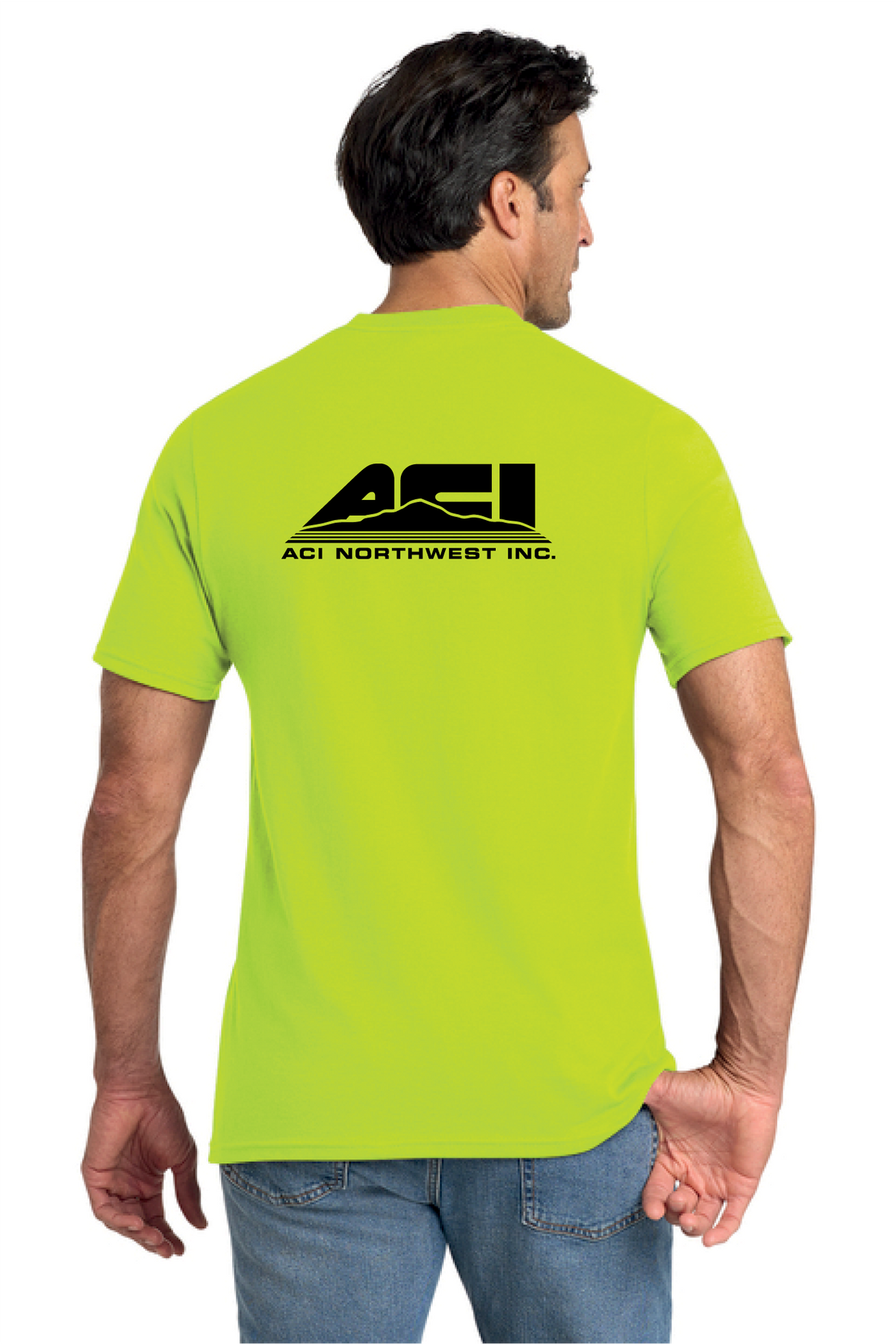 VL100 - Volunteer Knitwear All-American Tee - ACI Northwest - Logowear Store - Transfer Screen Print - #29756