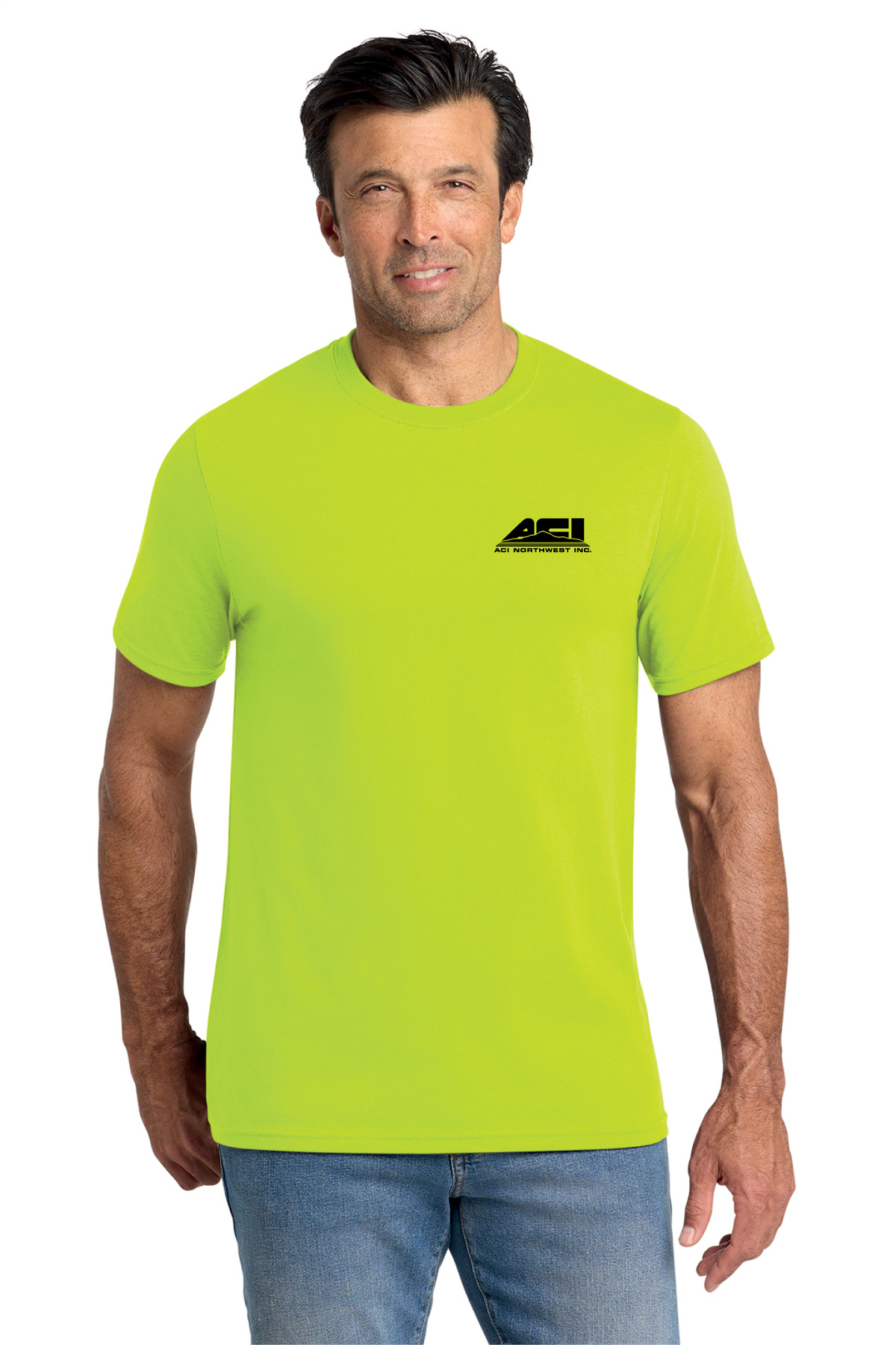 VL100 - Volunteer Knitwear All-American Tee - ACI Northwest - Logowear Store - Transfer Screen Print - #29756