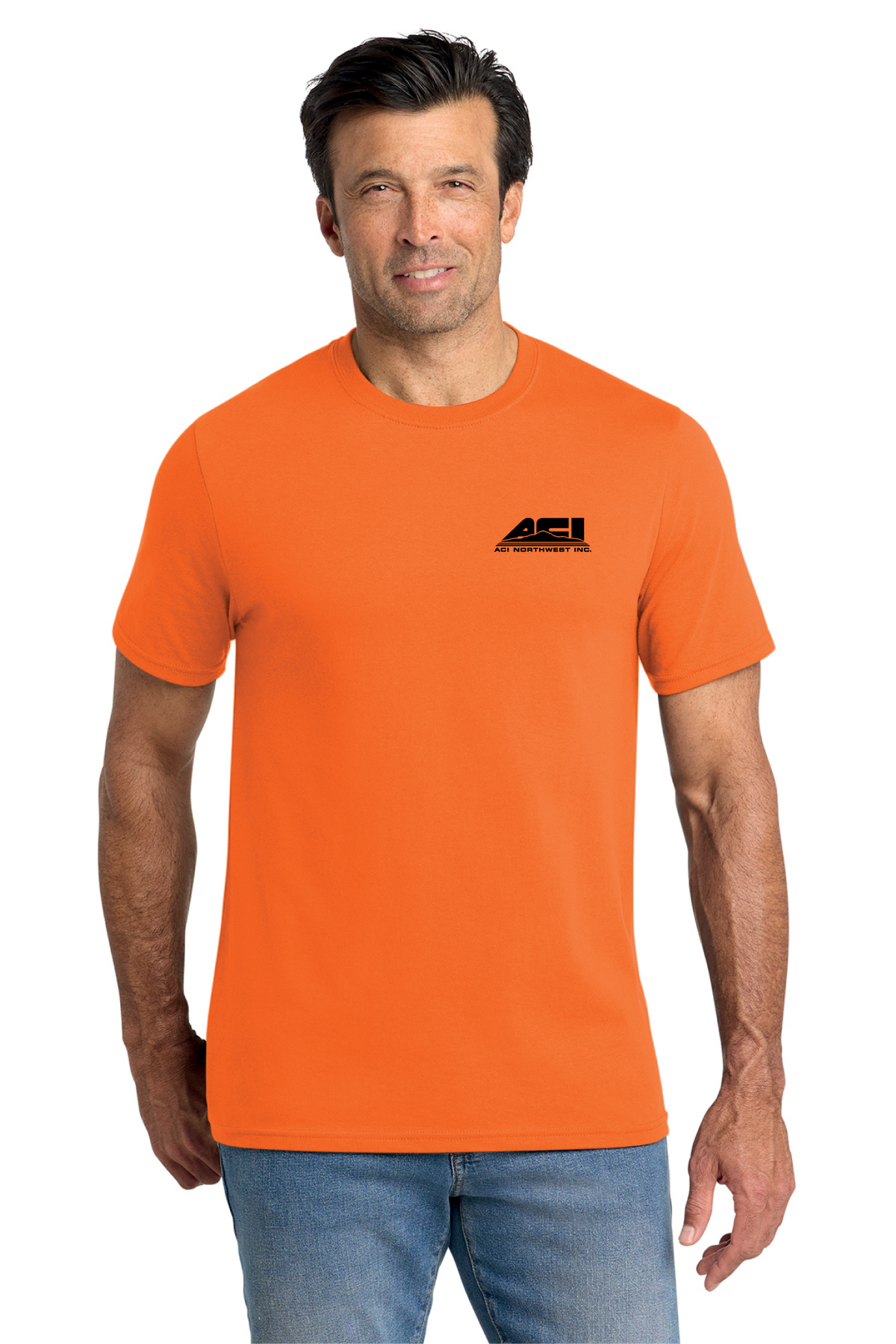 VL100 - Volunteer Knitwear All-American Tee - ACI Northwest - Logowear Store - Transfer Screen Print - #29756