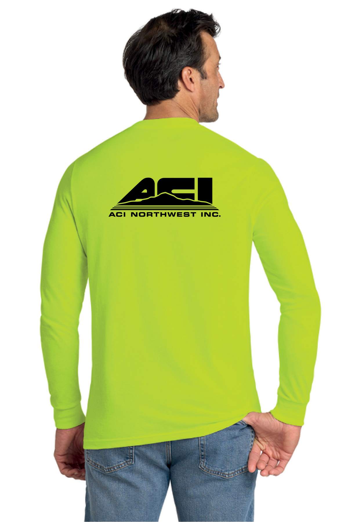 VL100LS - Volunteer Knitwear All-American Long Sleeve Tee - ACI Northwest - Logowear Store - Transfer Screen Print - #29756