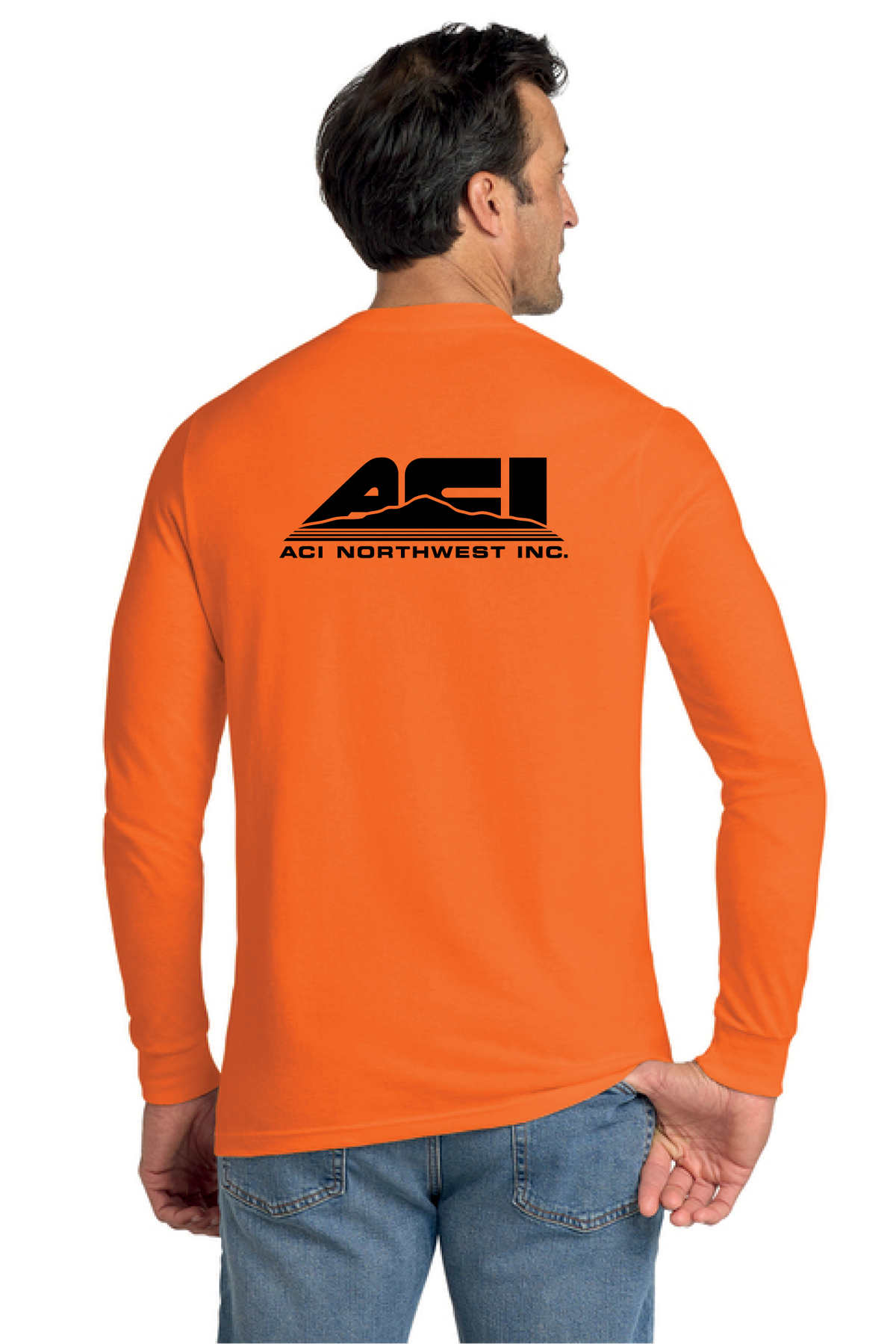 VL100LS - Volunteer Knitwear All-American Long Sleeve Tee - ACI Northwest - Logowear Store - Transfer Screen Print - #29756
