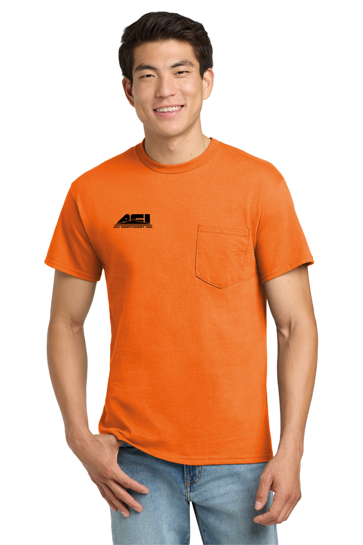 2300 - Unisex Ultra Cotton® Pocket T-Shirt - ACI Northwest - Logowear Store - Transfer Screen Print - #29756