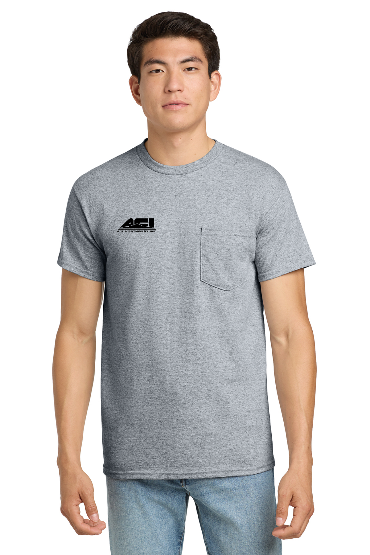 2300 - Unisex Ultra Cotton® Pocket T-Shirt - ACI Northwest - Logowear Store - Transfer Screen Print - #29756