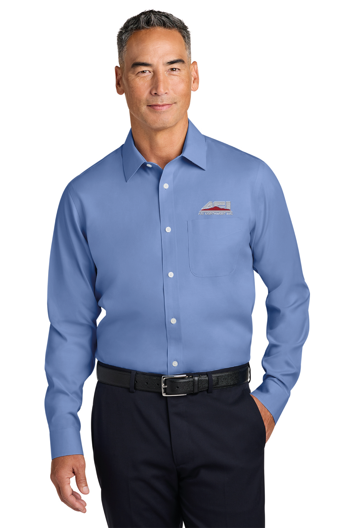 BB18012 - Brooks Brothers Wrinkle-Free Stretch Pinpoint Spread Collar Shirt - ACI Northwest - Logowear Store - Embroidery - #29756