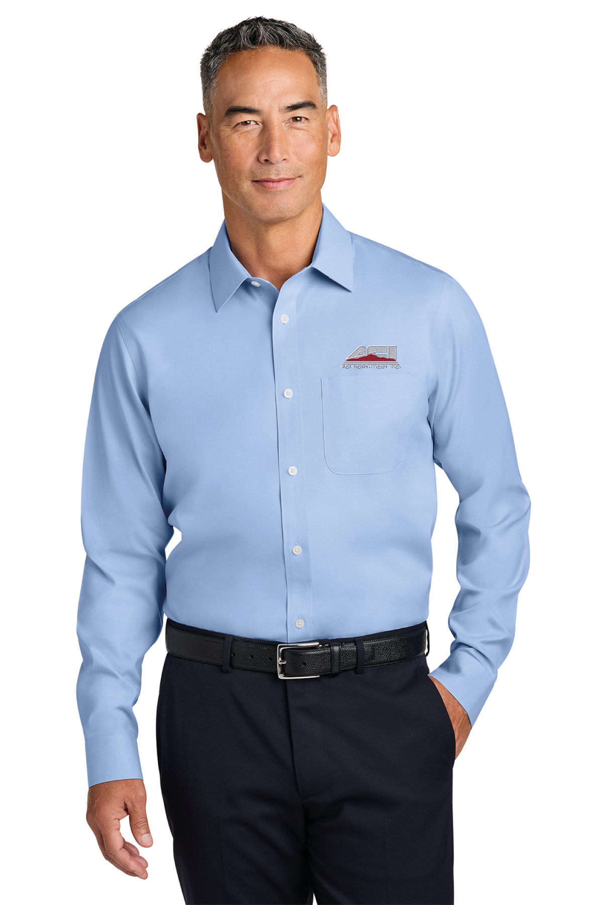BB18012 - Brooks Brothers Wrinkle-Free Stretch Pinpoint Spread Collar Shirt - ACI Northwest - Logowear Store - Embroidery - #29756