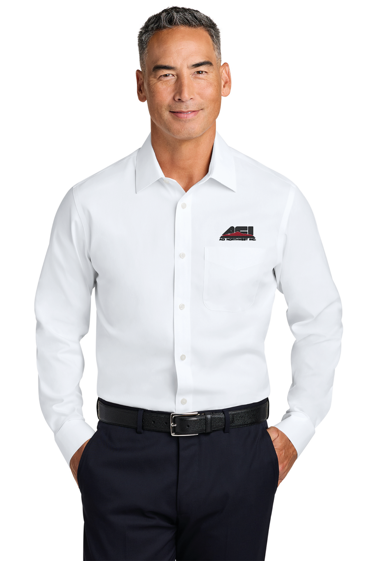 BB18012 - Brooks Brothers Wrinkle-Free Stretch Pinpoint Spread Collar Shirt - ACI Northwest - Logowear Store - Embroidery - #29756