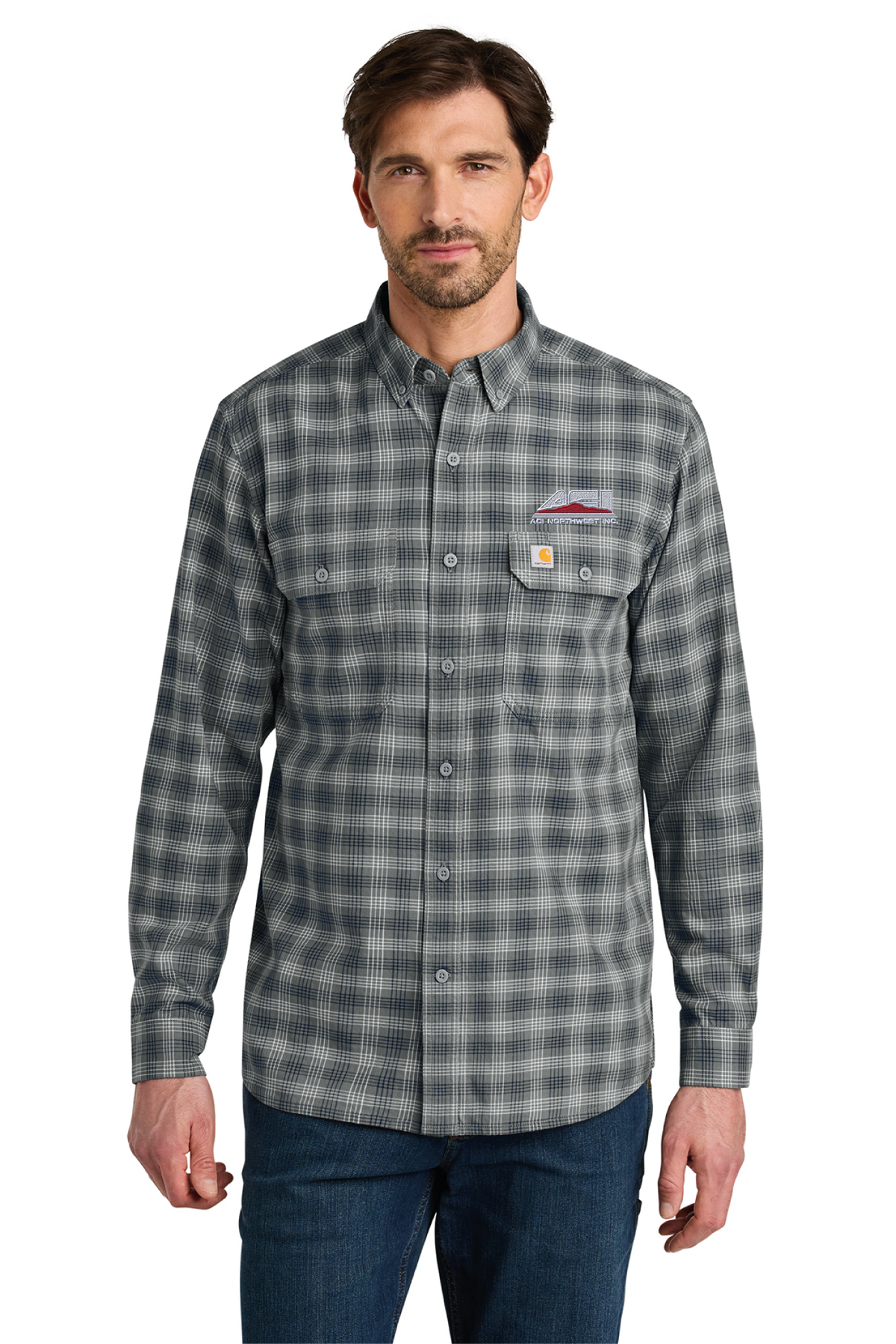 CT107109 - Carhartt Rugged Flex Plaid Long Sleeve Shirt - ACI Northwest - Logowear Store - Embroidery - #29756