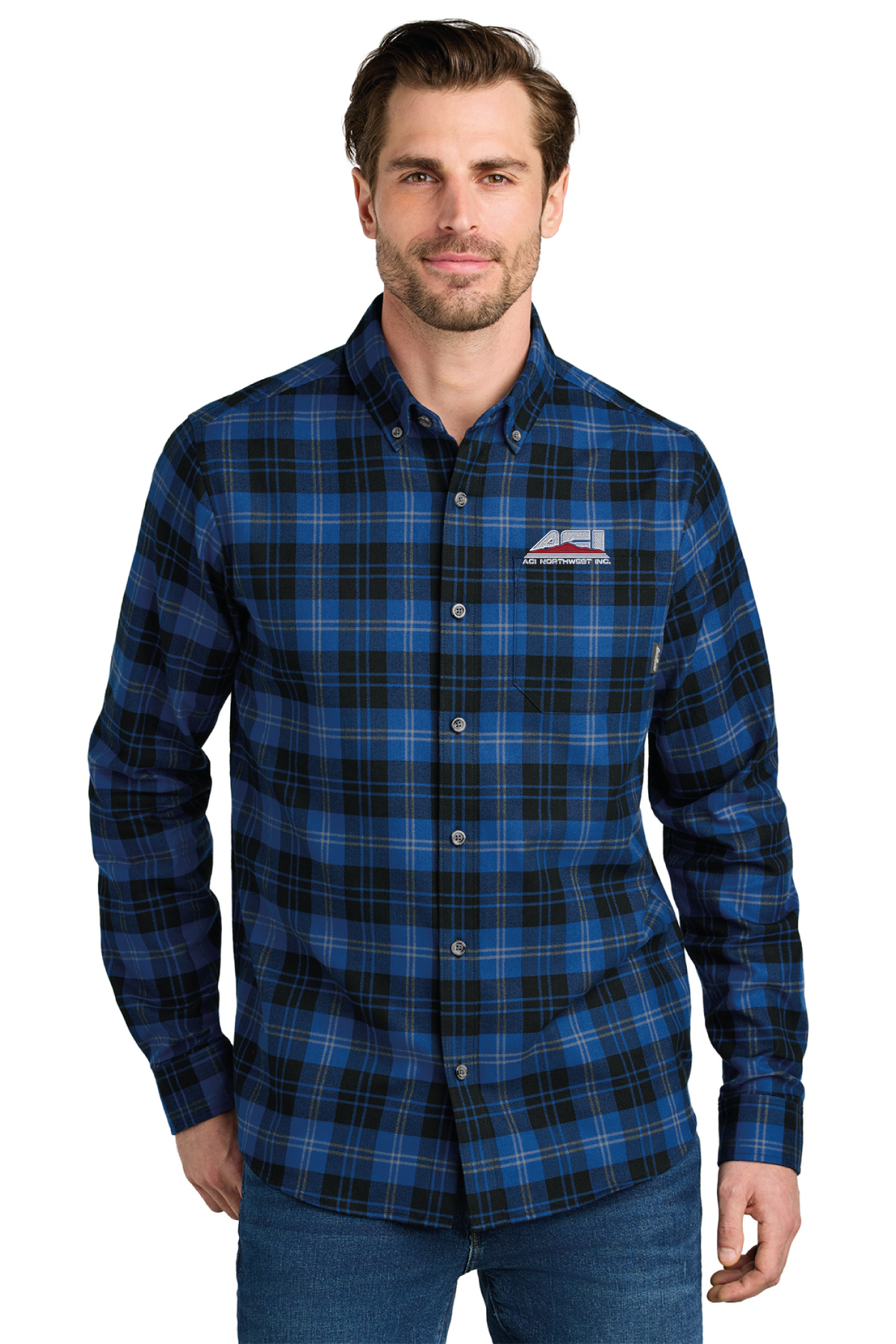 EB610 - Eddie Bauer Long Sleeve Favorite Flannel Plaid Shirt - ACI Northwest - Logowear Store - Embroidery - #29756