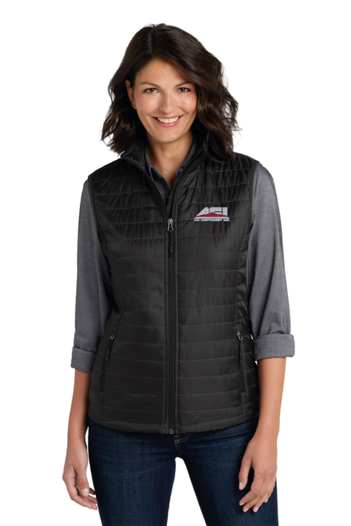 L851 - Port Authority Women's Packable Puffy Vest - ACI Northwest - Logowear Store - Embroidery - #29756