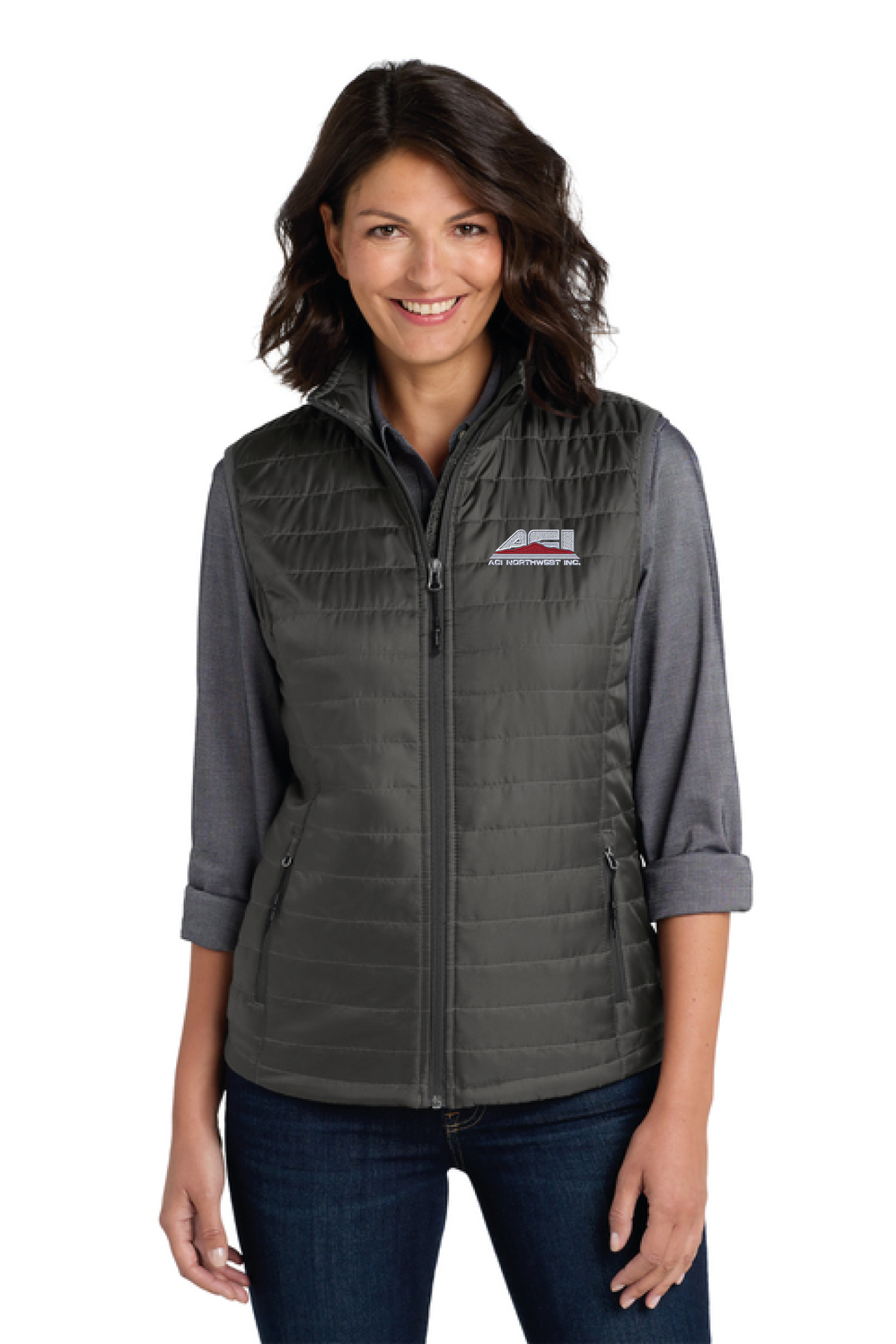 L851 - Port Authority Women's Packable Puffy Vest - ACI Northwest - Logowear Store - Embroidery - #29756