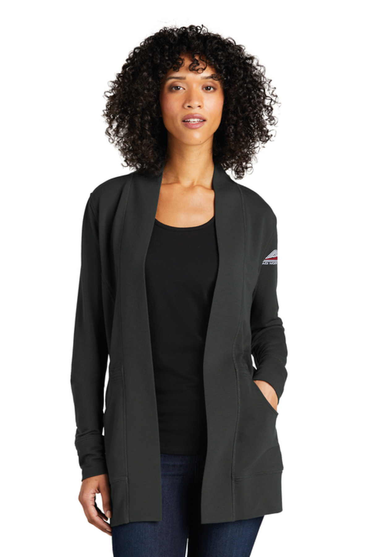 LK825 - Port Authority Women's Microterry Cardigan - ACI Northwest - Logowear Store - Embroidery - #29756