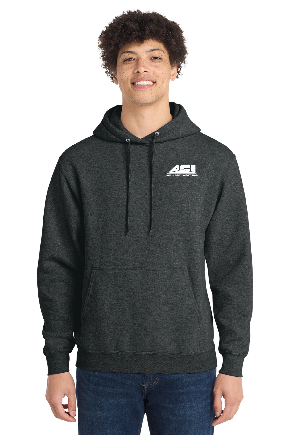 PC78H - Port & Co Core Fleece Pullover Hooded Sweatshirt - ACI Northwest - Logowear Store - Transfer Screen Print - #29756