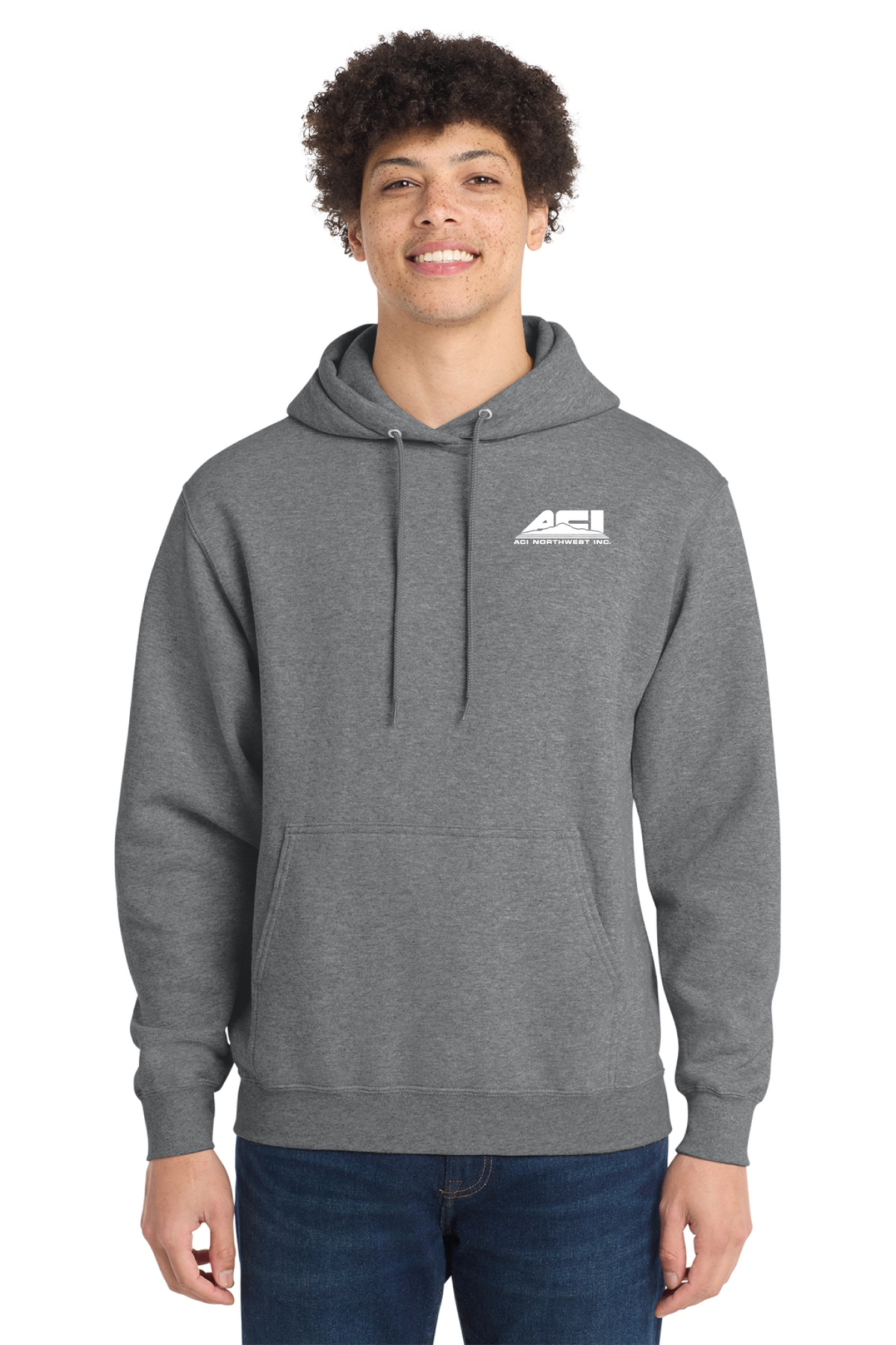 PC78H - Port & Co Core Fleece Pullover Hooded Sweatshirt - ACI Northwest - Logowear Store - Transfer Screen Print - #29756