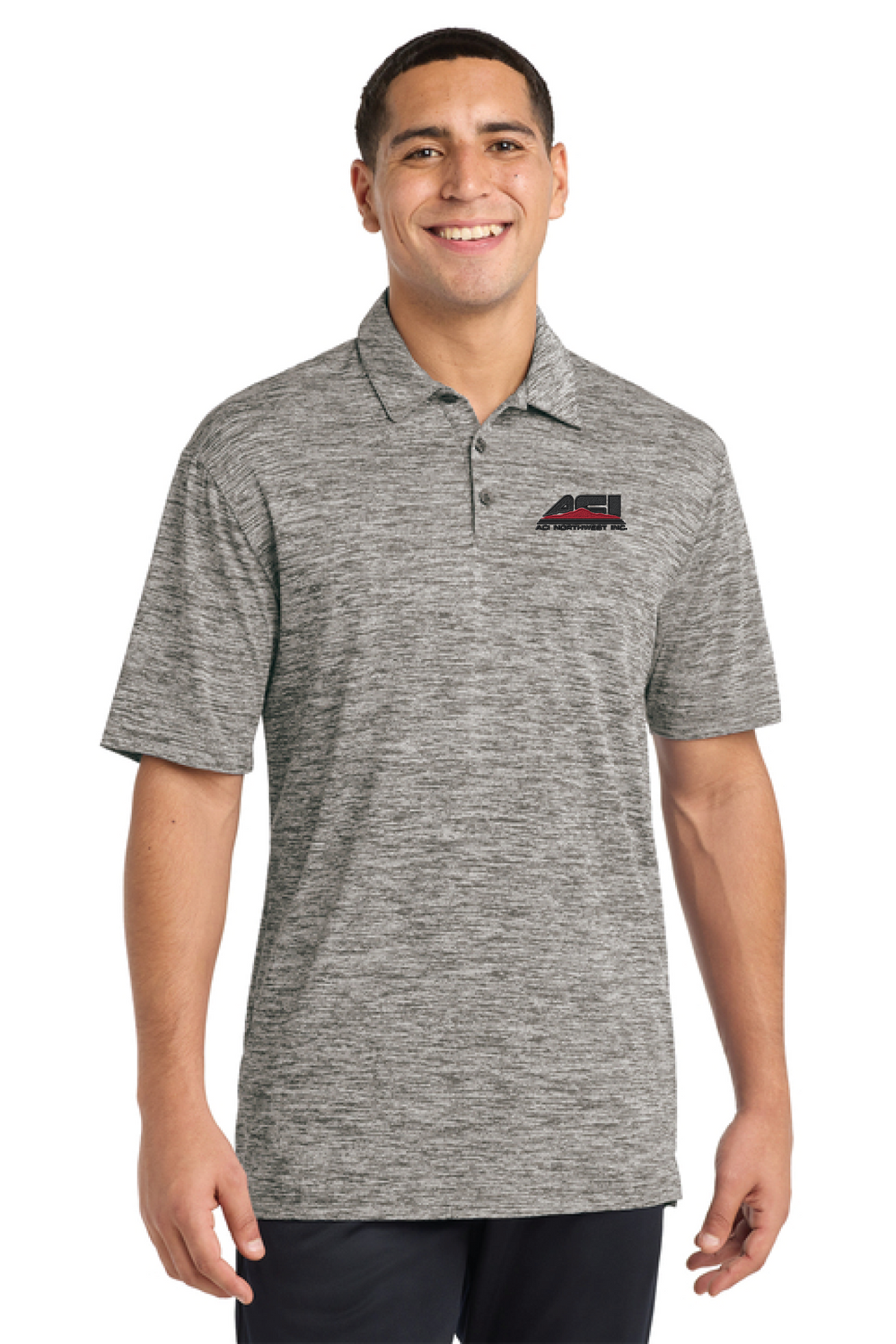 ST590 - Sport-Tek PosiCharge Electric Heather Polo - ACI Northwest - Logowear Store - Embroidery - #29756