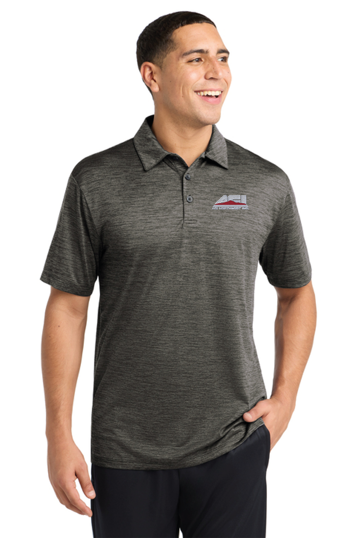 ST590 - Sport-Tek PosiCharge Electric Heather Polo - ACI Northwest - Logowear Store - Embroidery - #29756