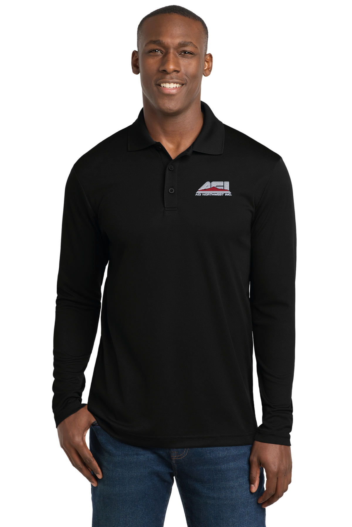 ST640LS - Sport-Tek PosiCharge RacerMesh Long Sleeve Polo - ACI Northwest - Logowear Store - Embroidery - #29756