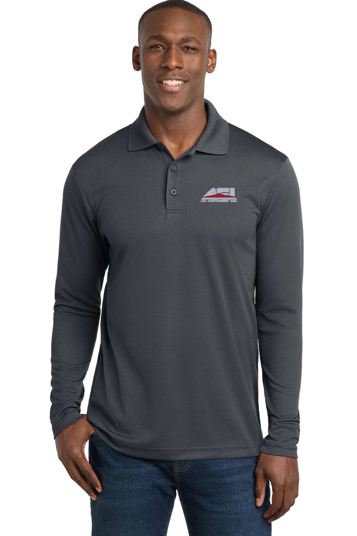 ST640LS - Sport-Tek PosiCharge RacerMesh Long Sleeve Polo - ACI Northwest - Logowear Store - Embroidery - #29756
