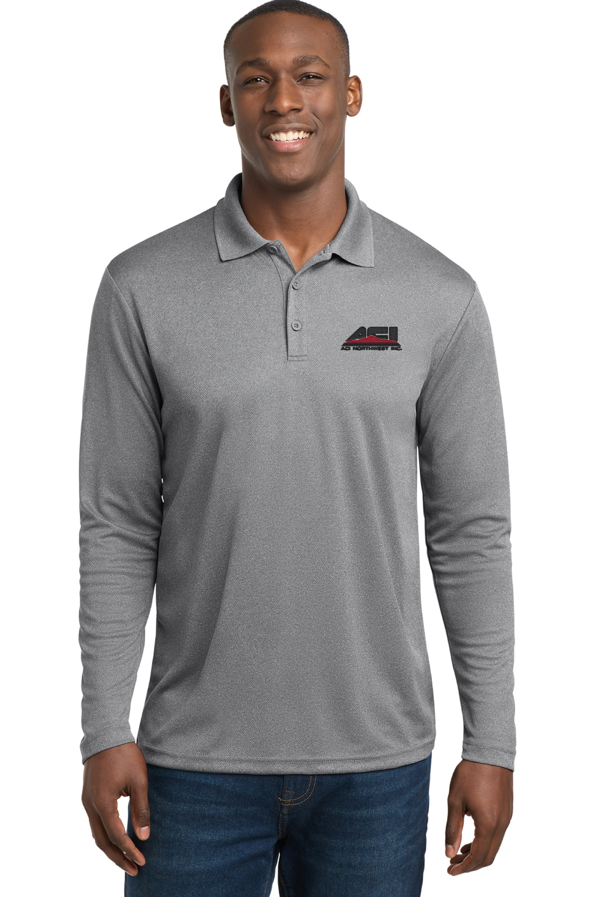 ST640LS - Sport-Tek PosiCharge RacerMesh Long Sleeve Polo - ACI Northwest - Logowear Store - Embroidery - #29756